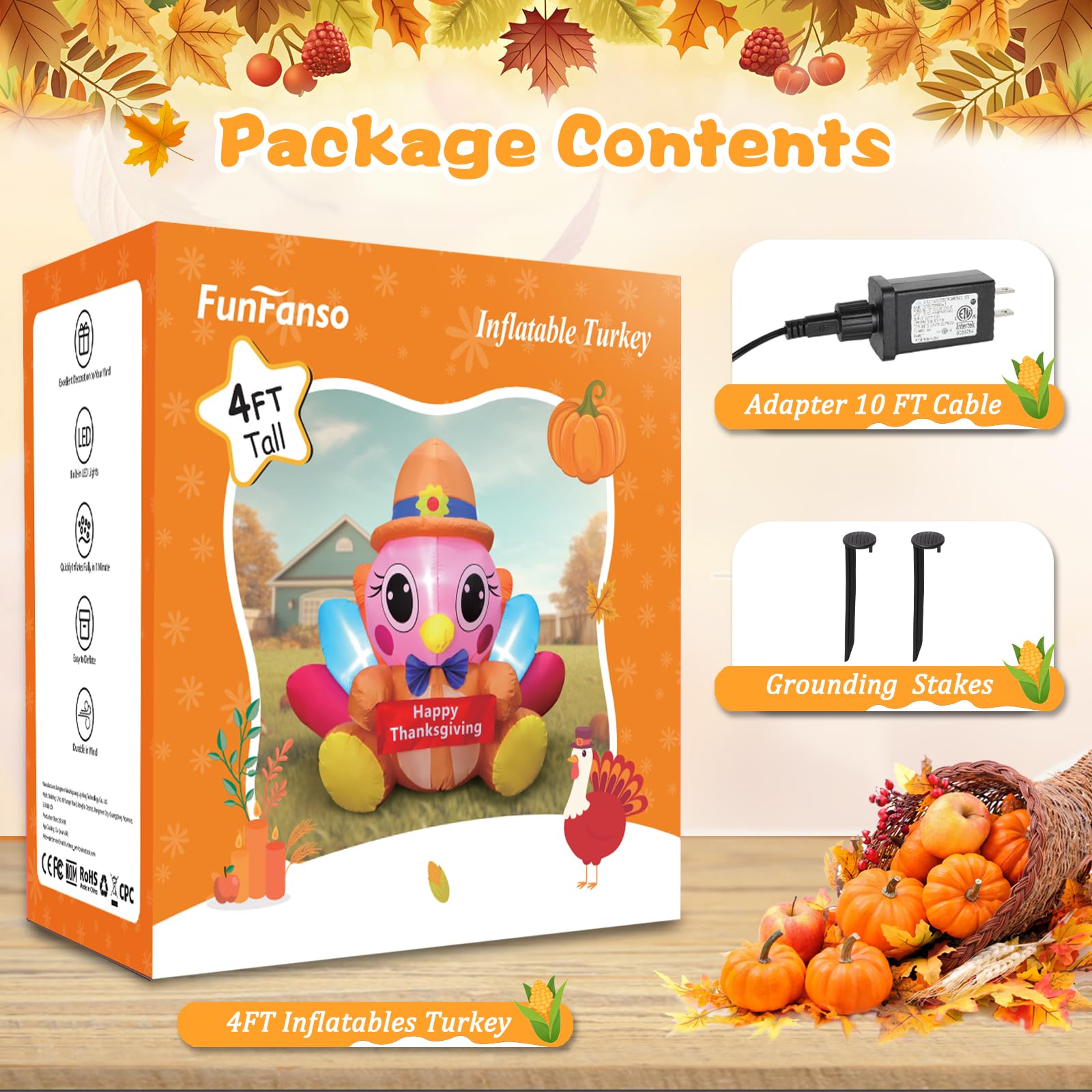 inflatable package includes