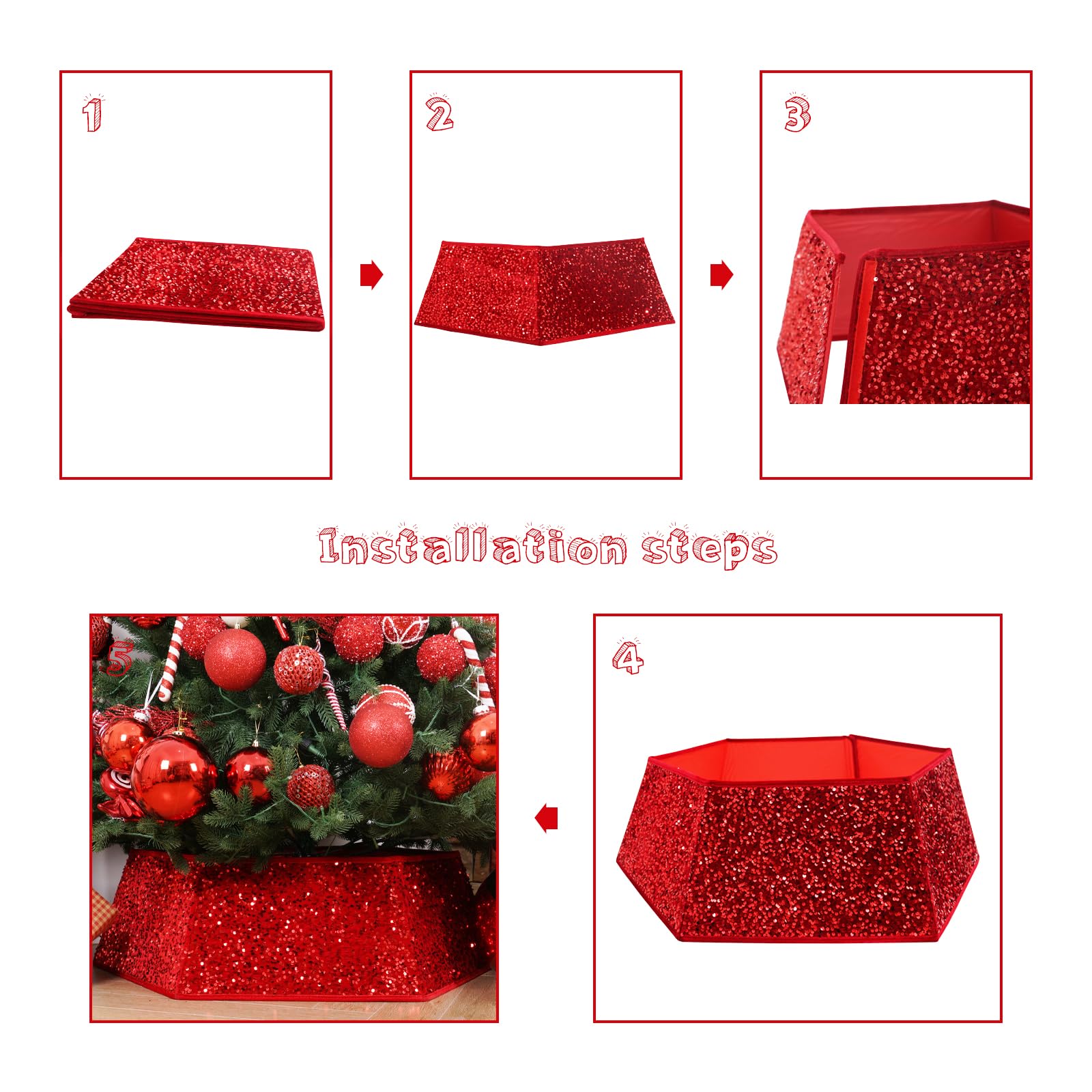 Christmas Tree Collar Installation in 4 Easy Steps