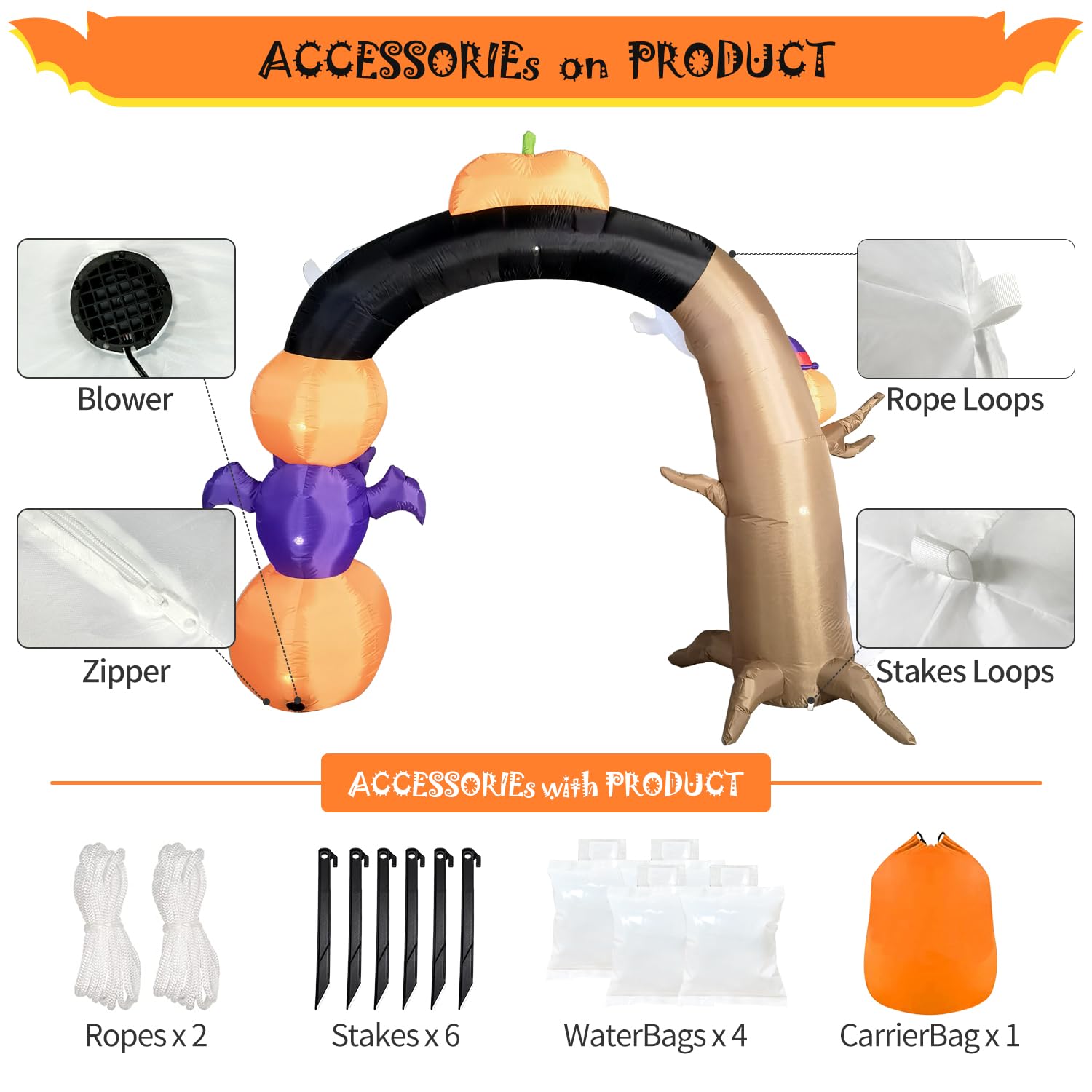 Product accessories Halloween arch