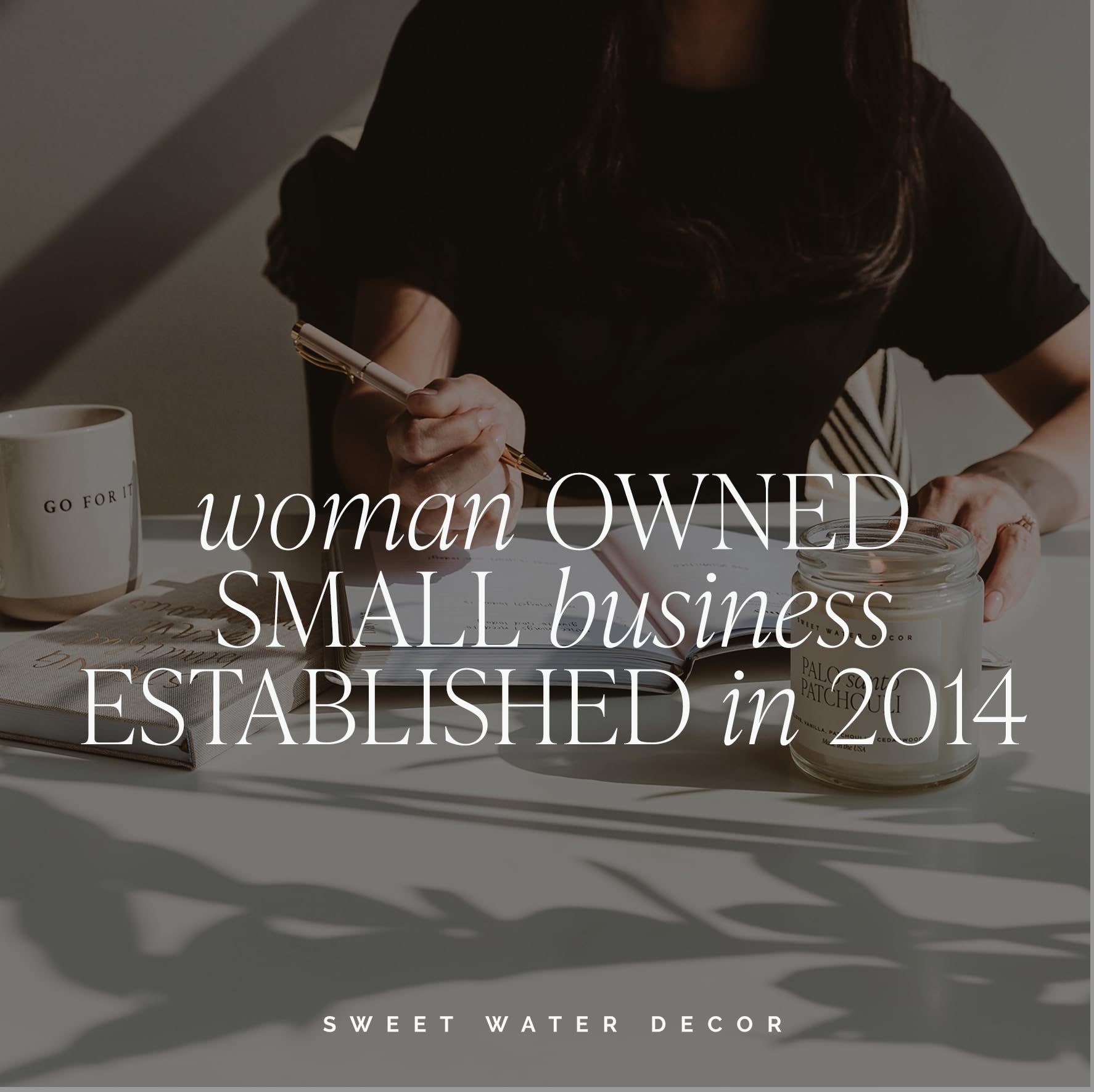 woman owned business established in 2014 sweet water decor