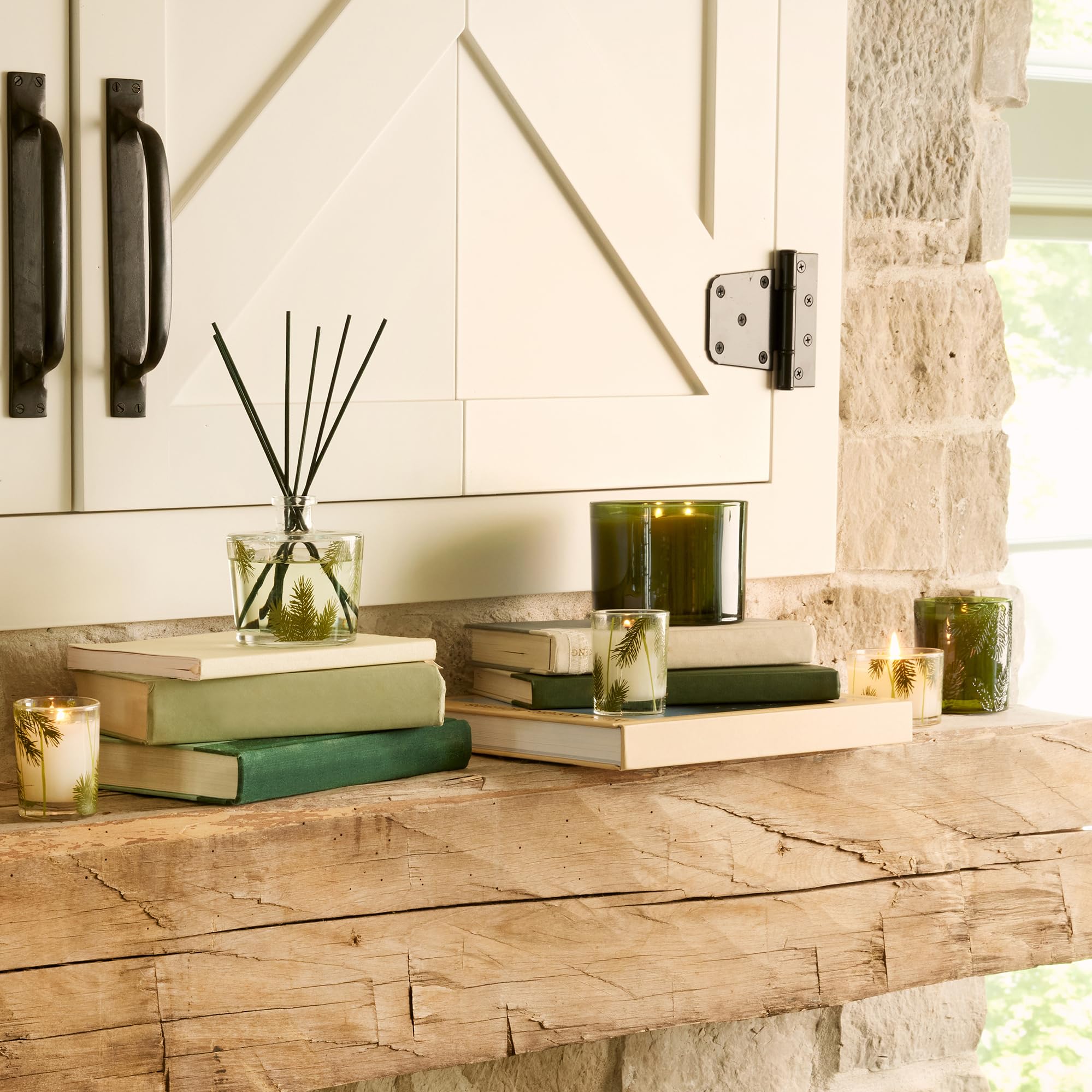 Frasier Fir Holiday Candle on Display in Home