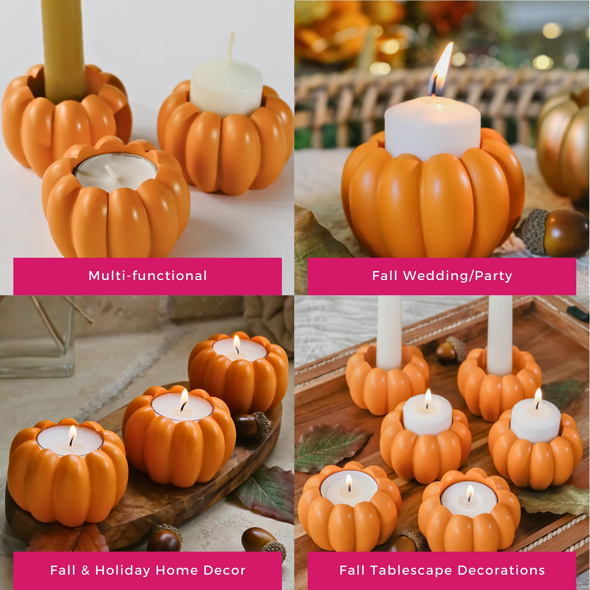 pumpkin candle holder uses