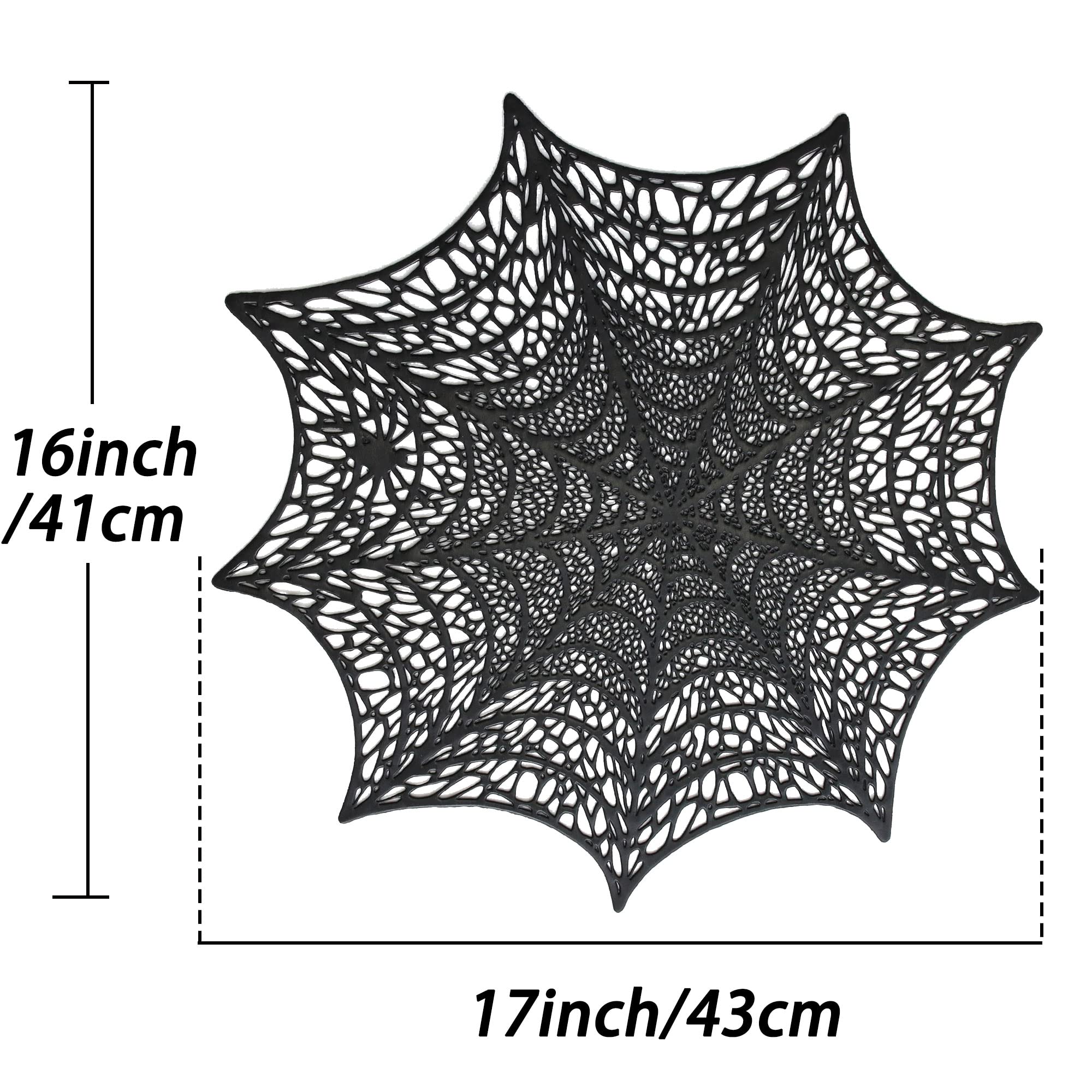 Spiderweb Placemat Sizes