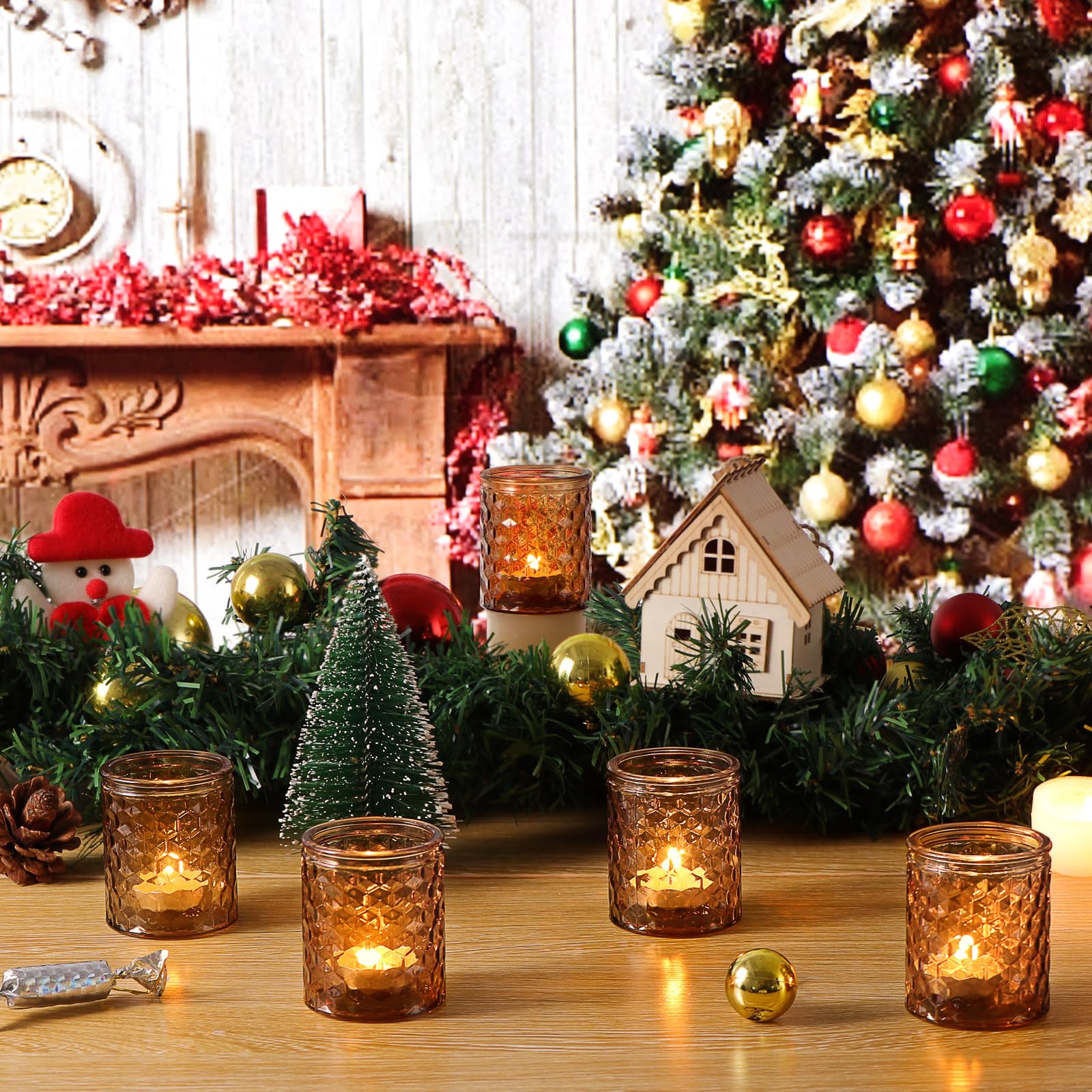 table decor candle holders