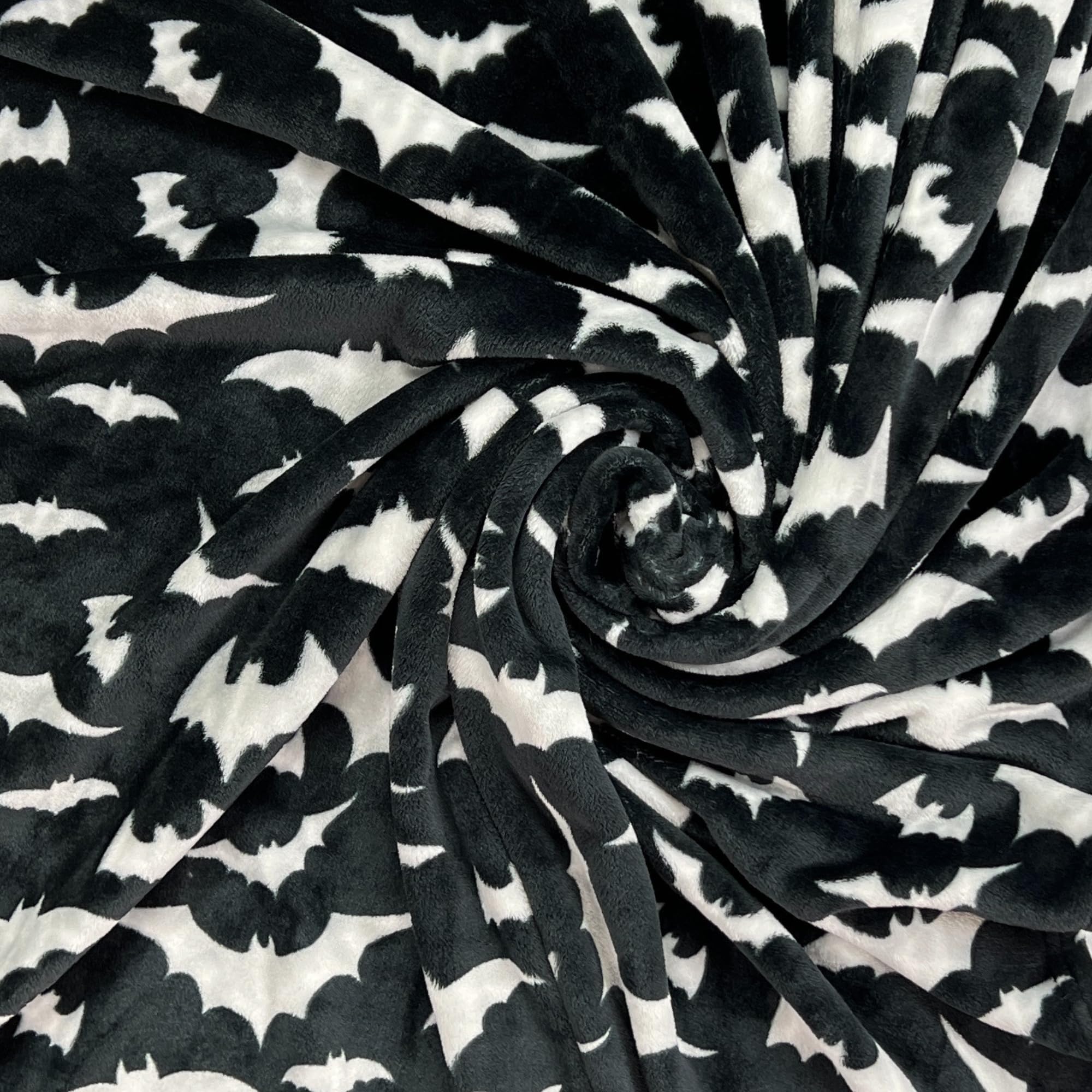 soft plush bat pattern throw blanket