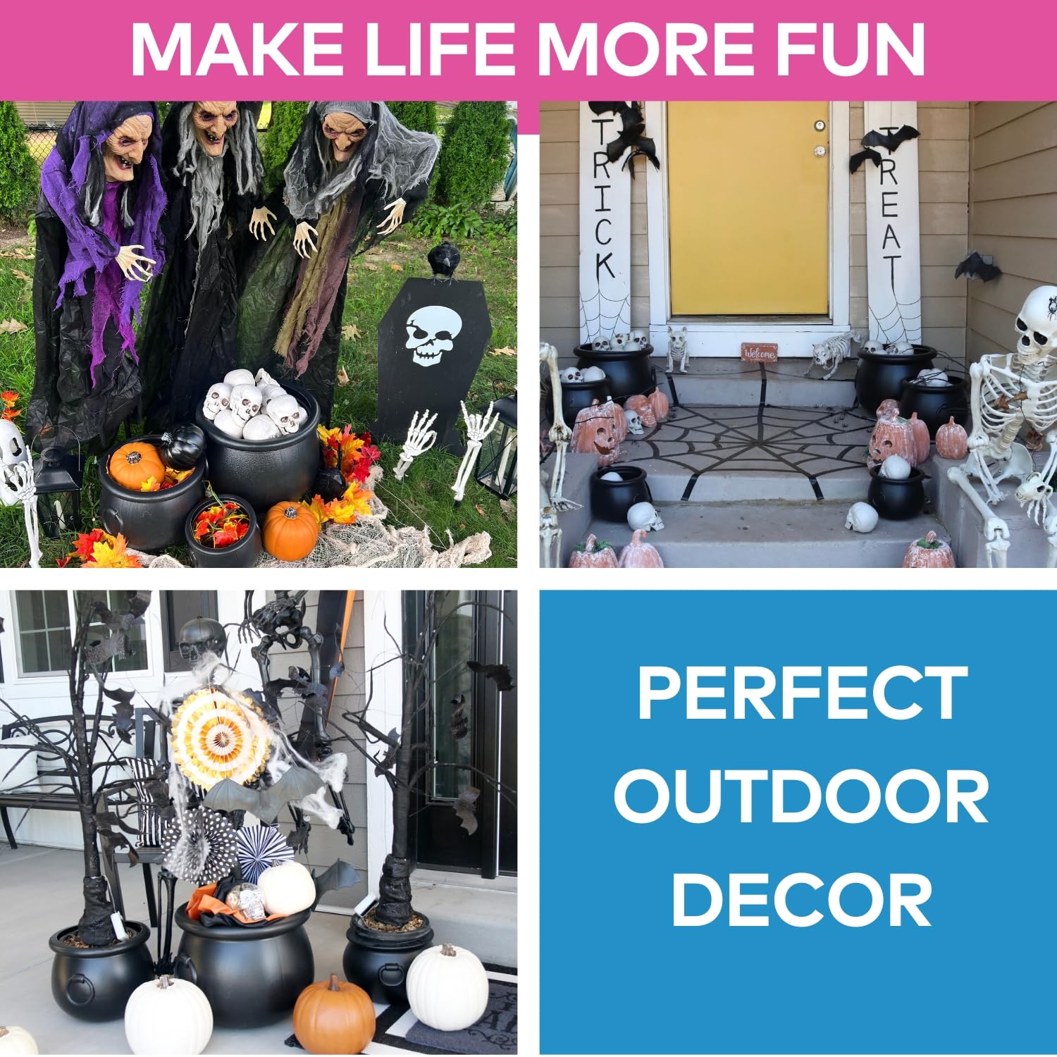 Cauldron set decoration