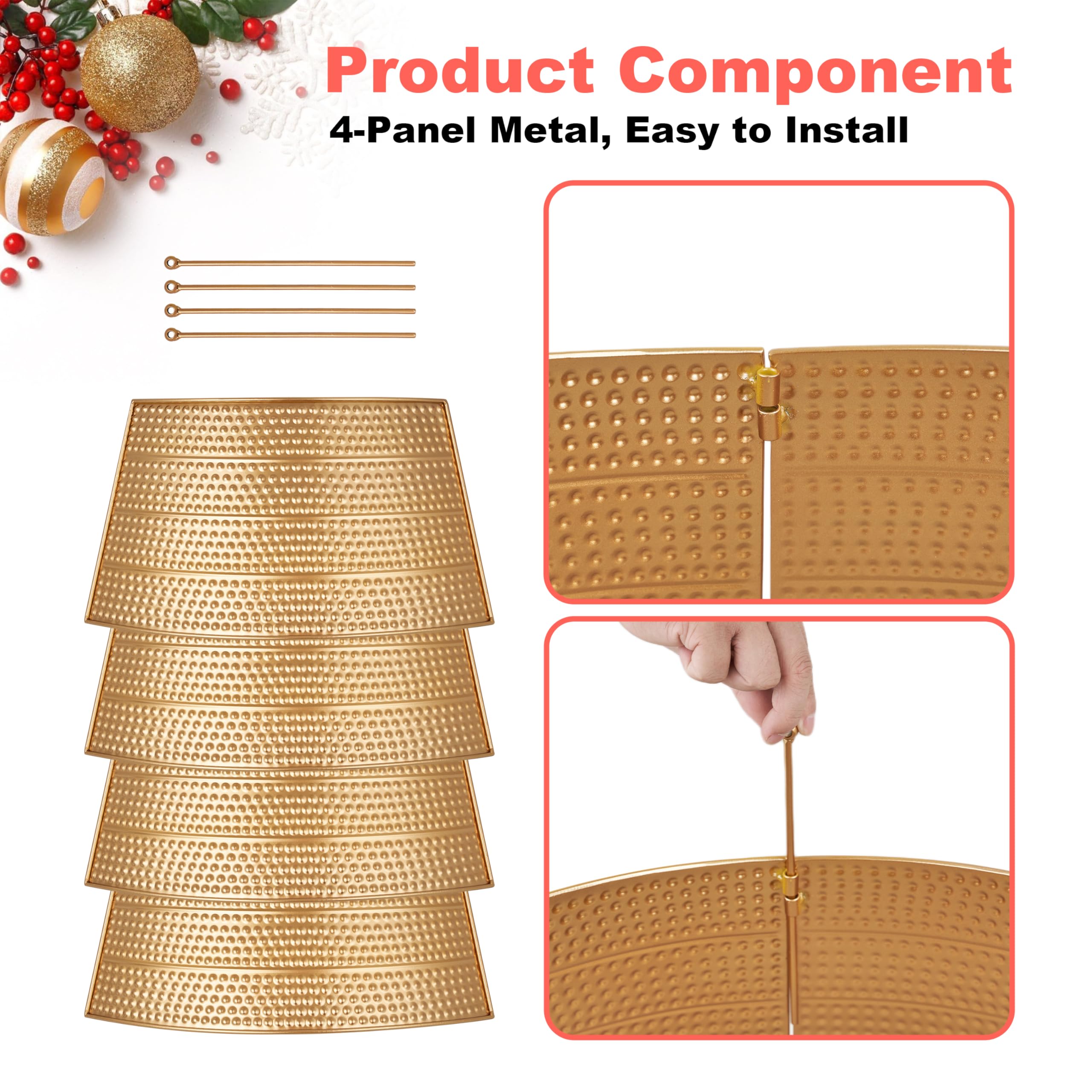 Christmas tree collar instructions