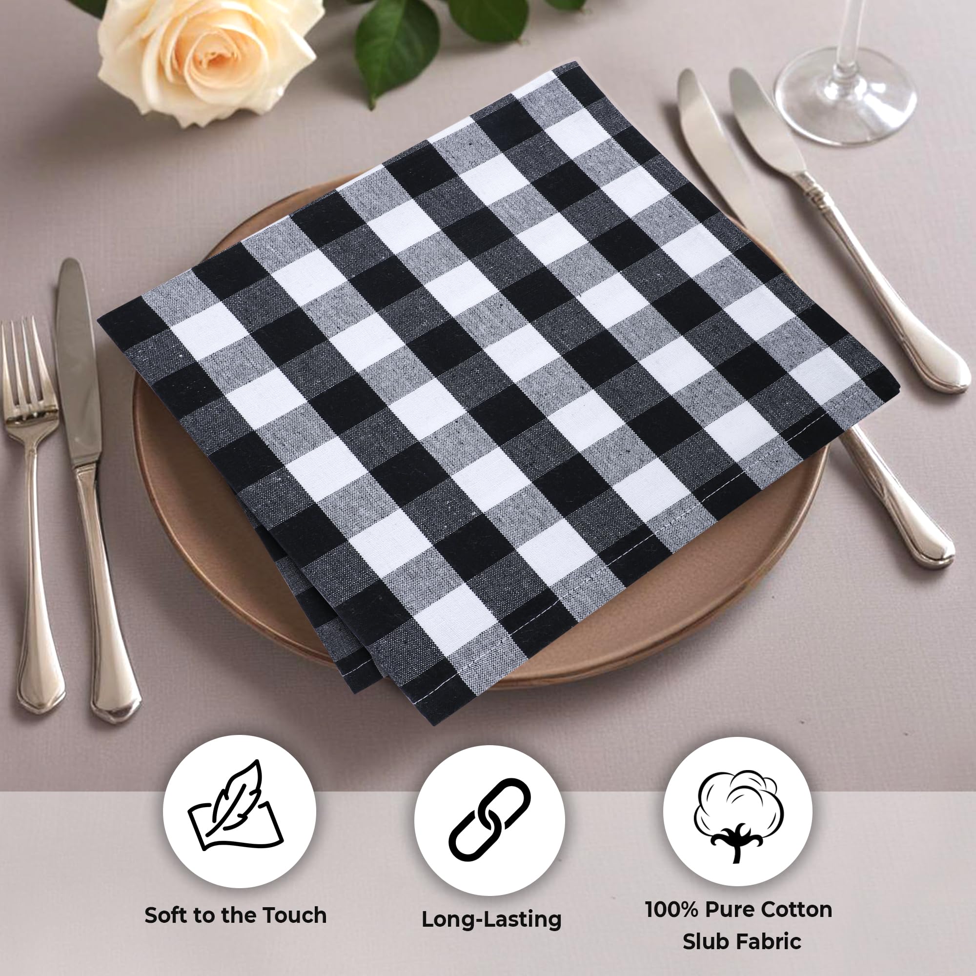 listed napkin characteristics