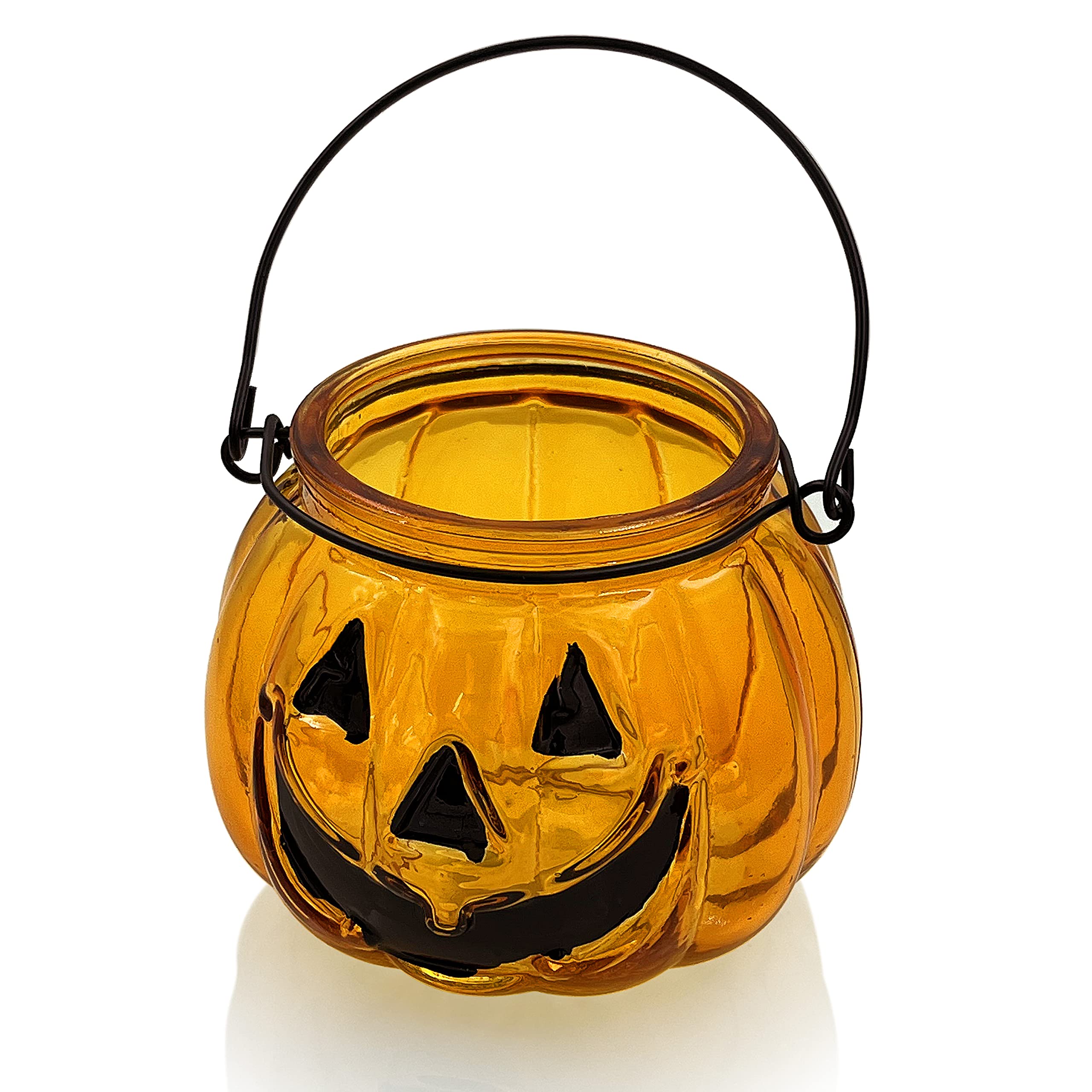 pumpkin tealight candle holder halloween decor