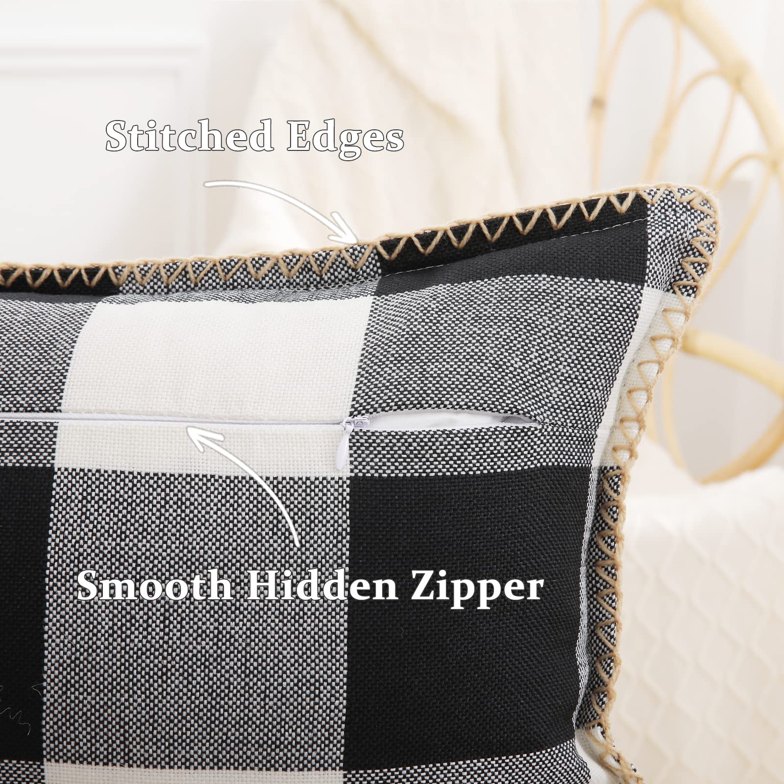 pillow cover features