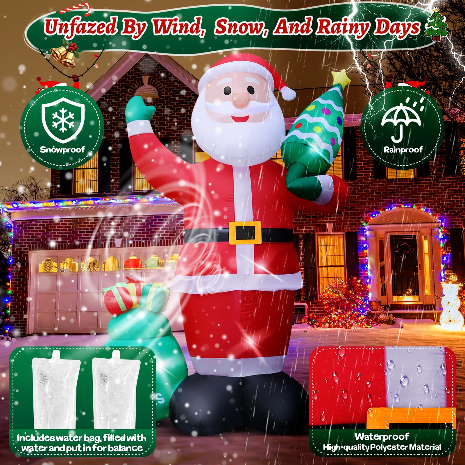 Outdoor Santa inflatable