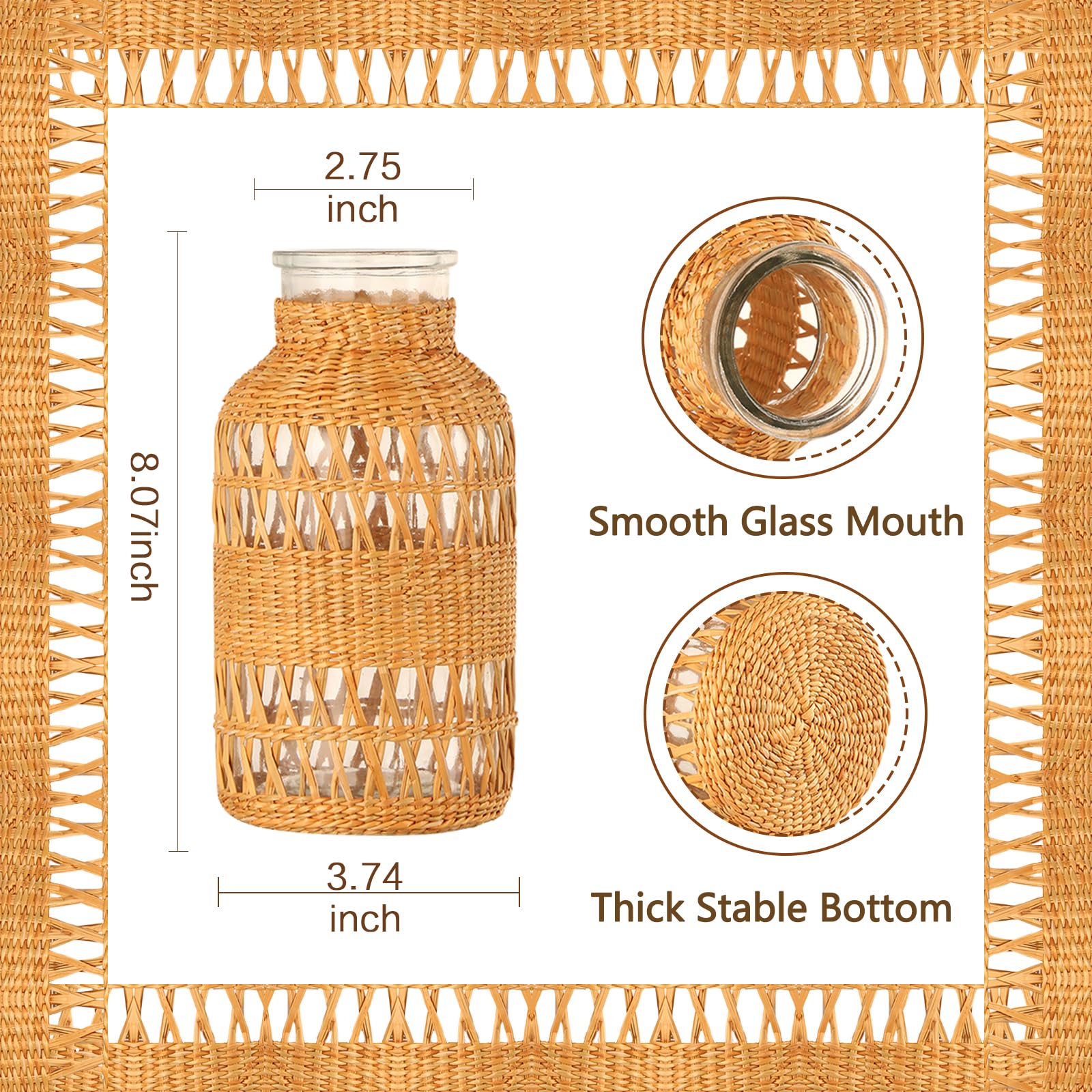 Vase size and features