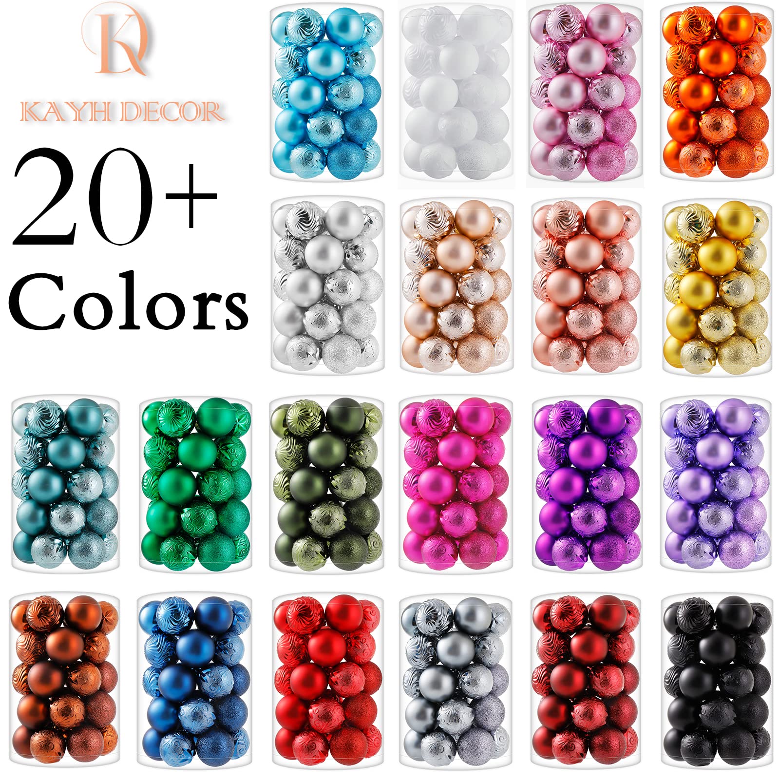 Ornament set color options