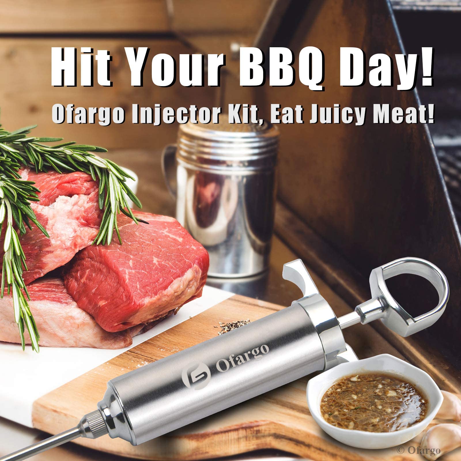 meat injector kit for barbecues