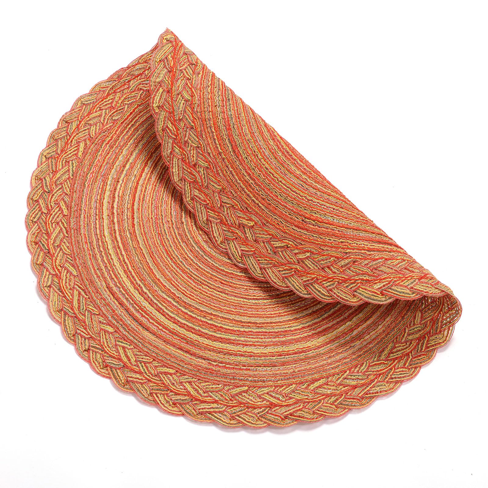 fall woven placemat set of 6