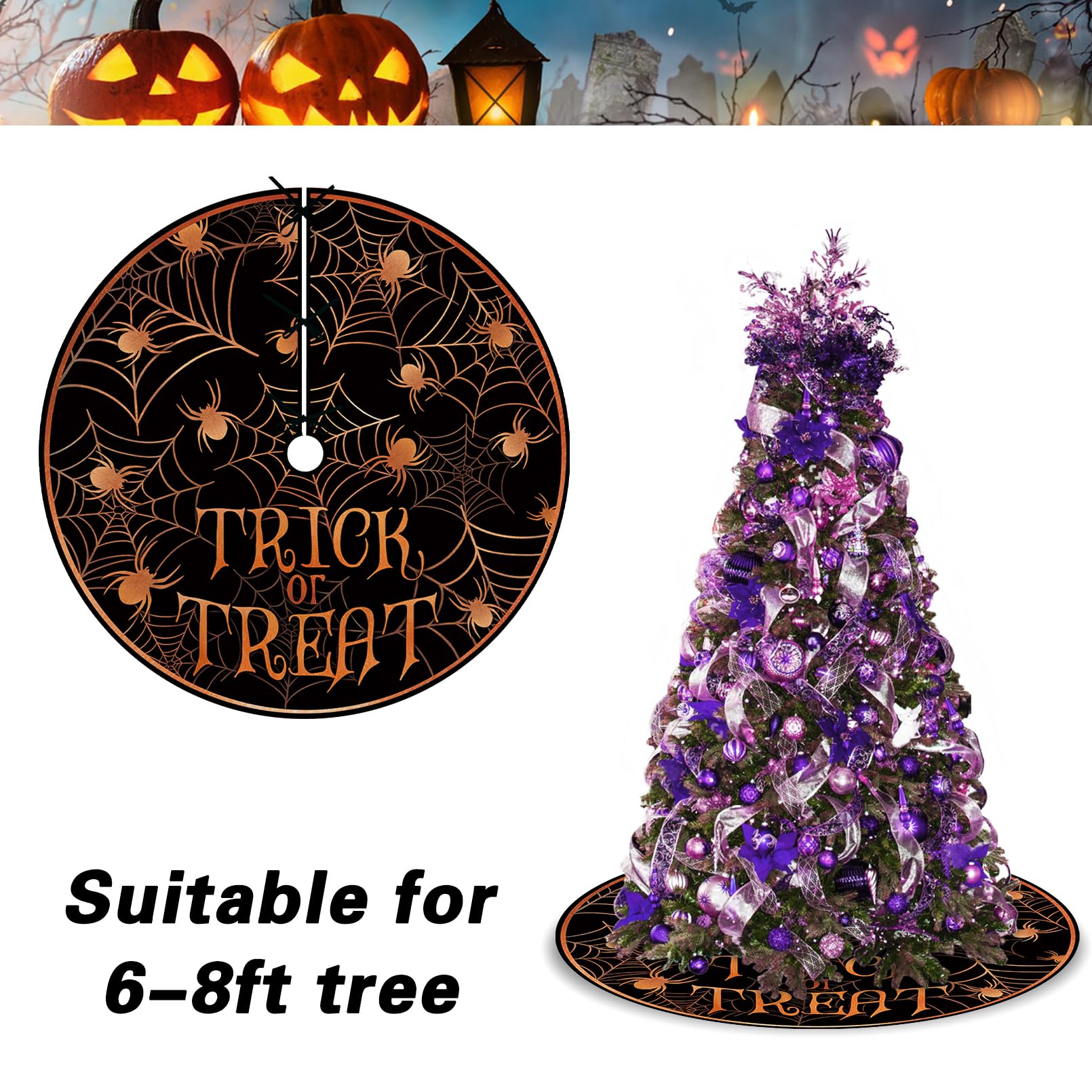 Halloween Tree Skirt Features