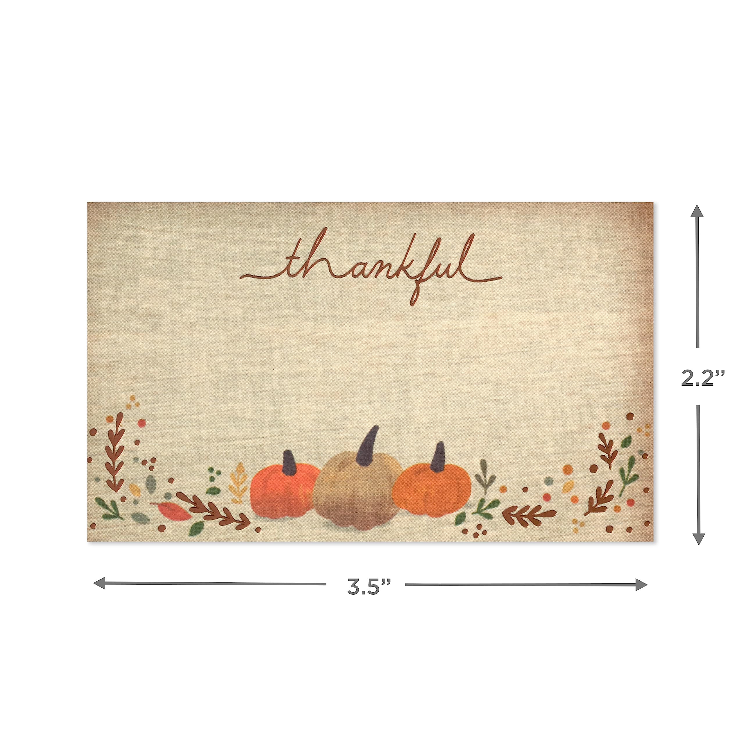 Thanksgiving themed place card size