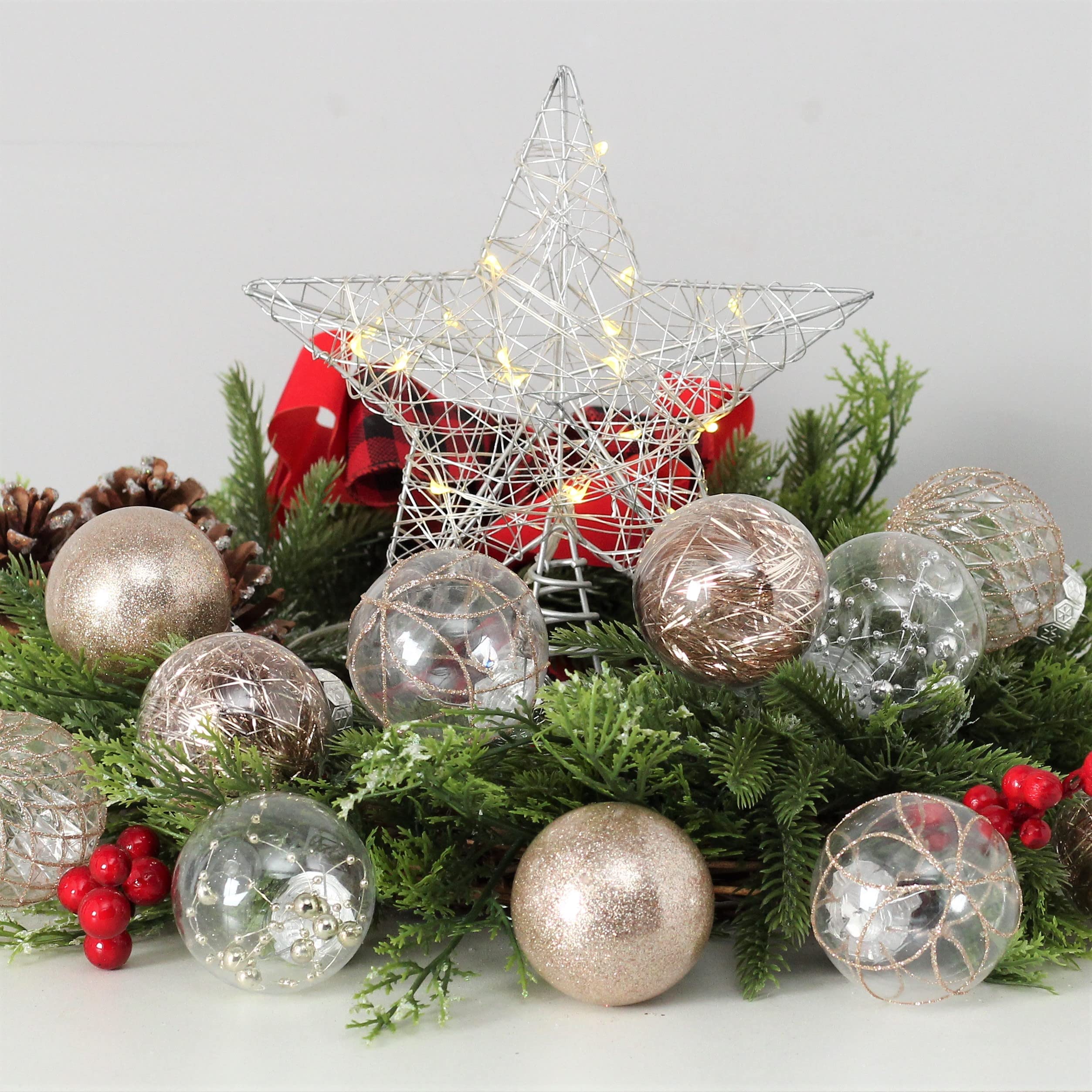 30ct Champagne Ball Ornaments for Tree Decoration
