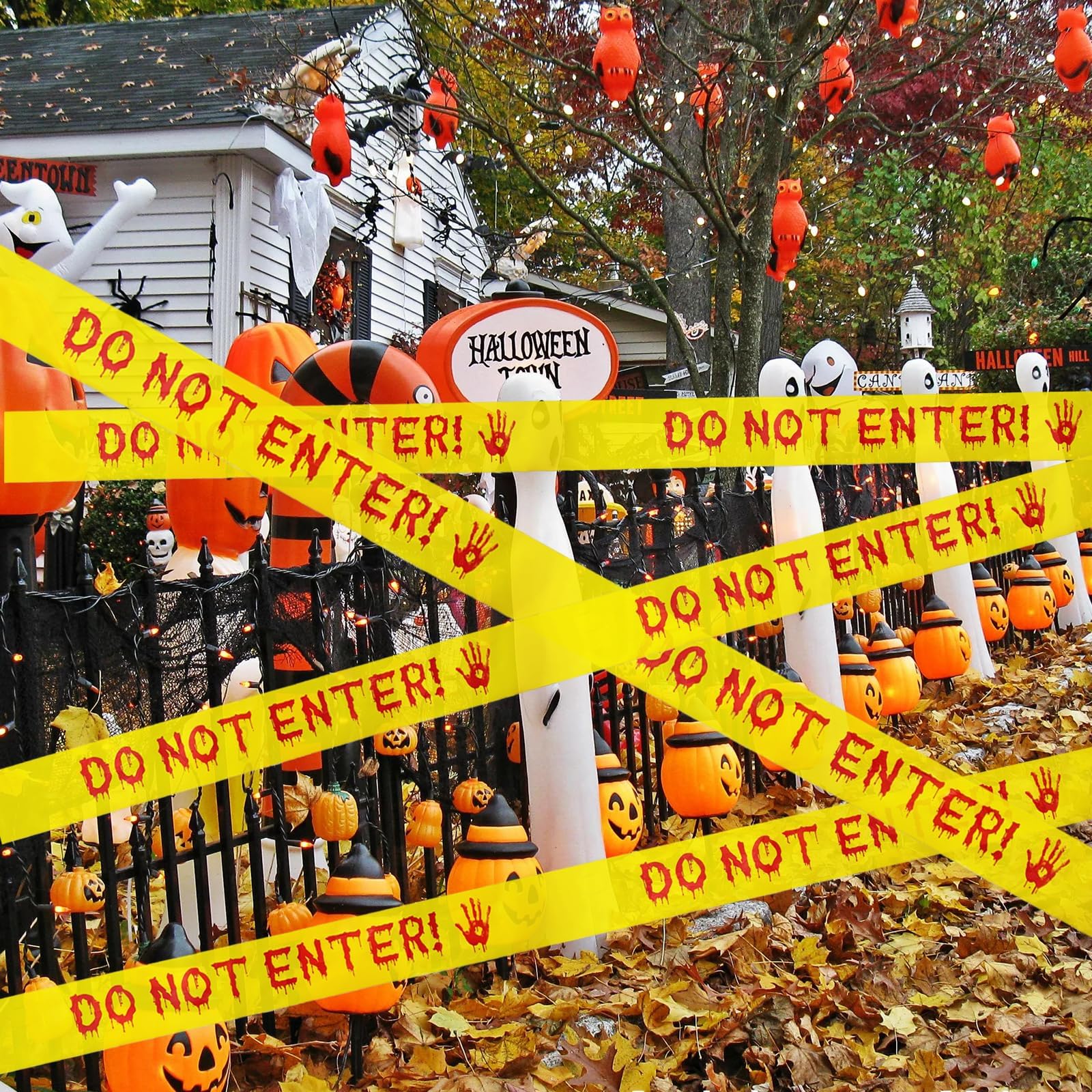 Halloween Caution Tape Do Not Enter