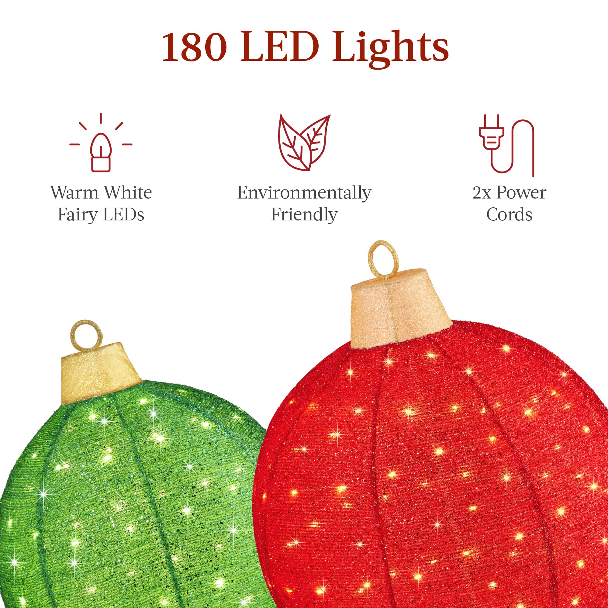 180 led light Christmas ornament decor