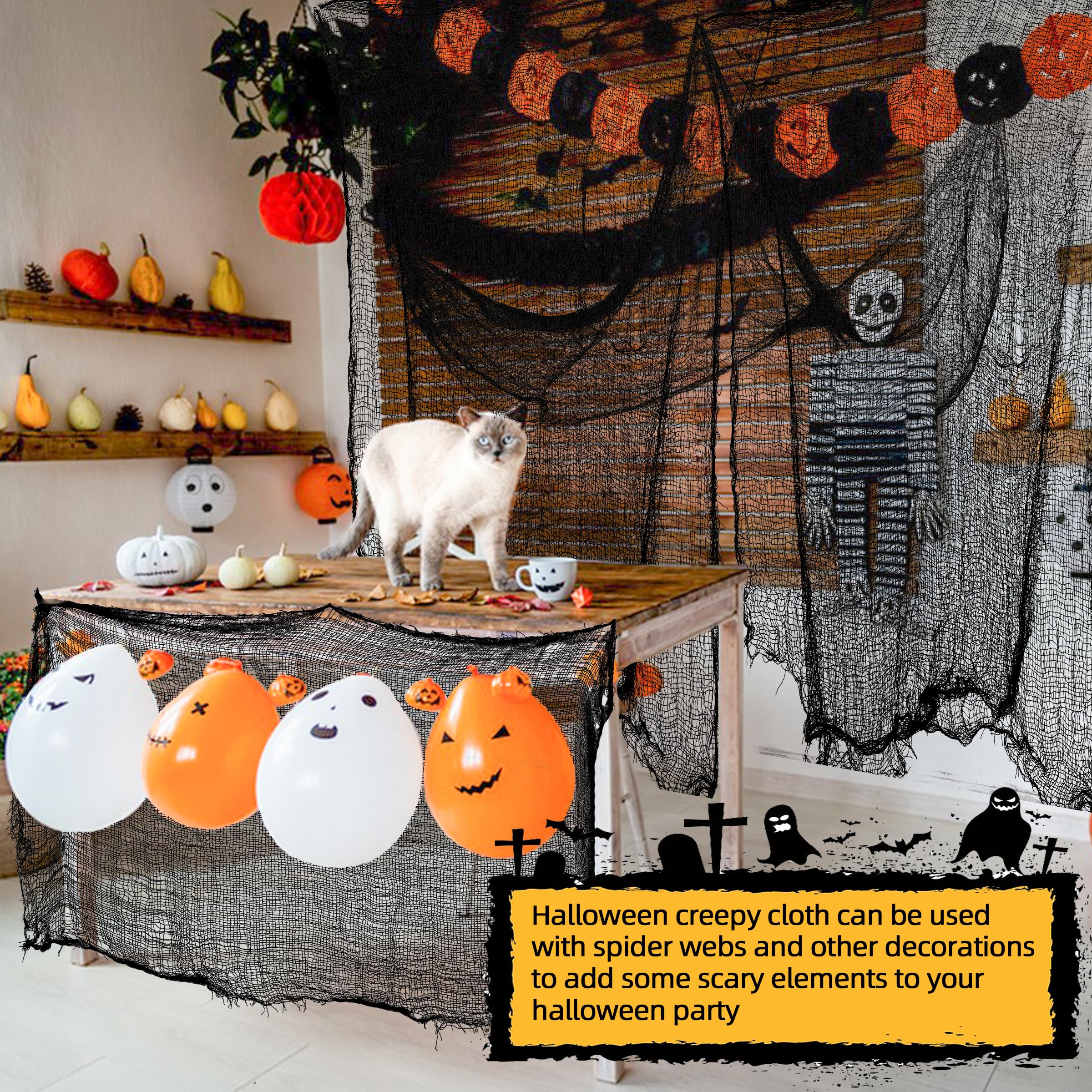 Gauze Sheet Halloween Decorations