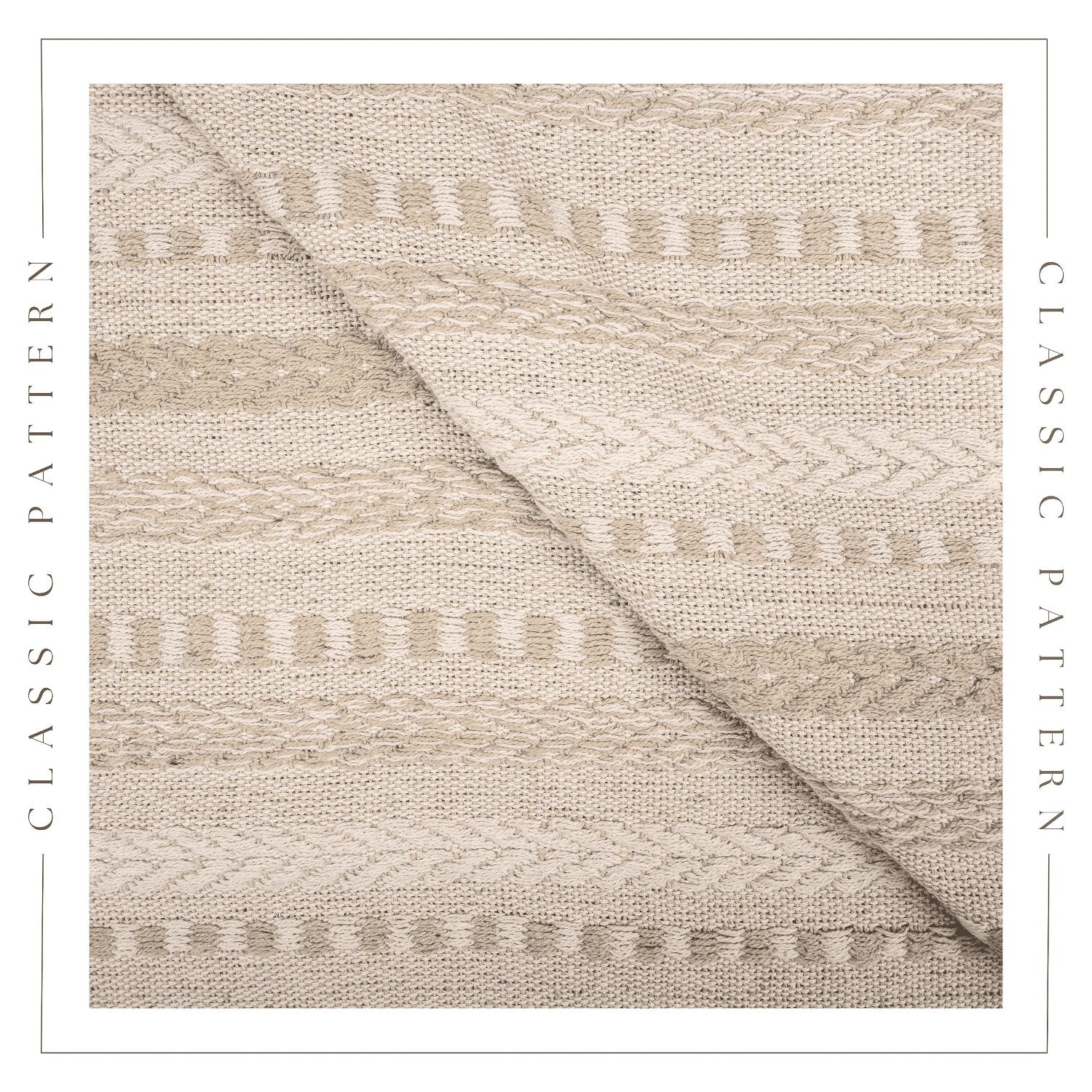 classic pattern throw blanket