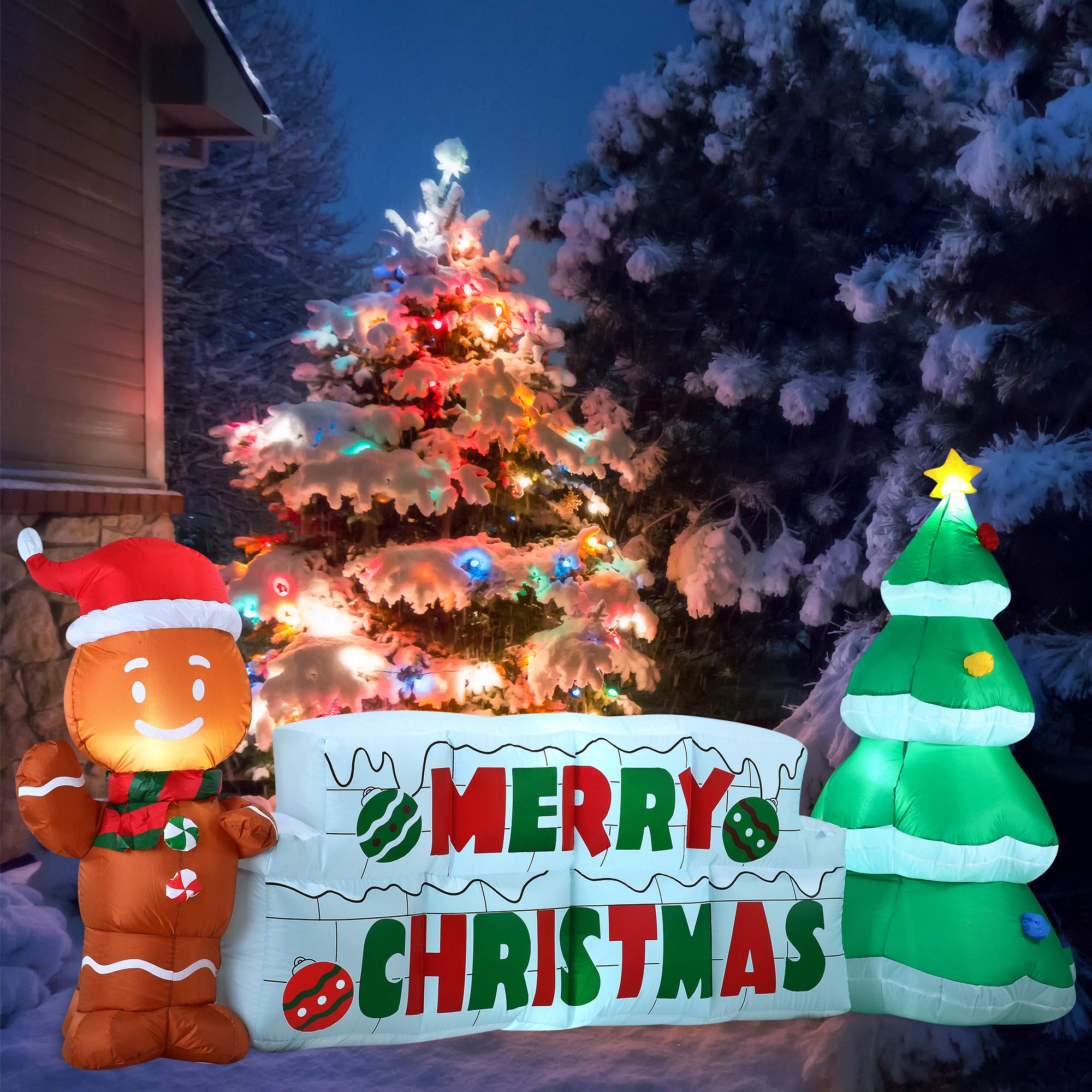 Merry Christmas inflatable outdoor Christmas decoration