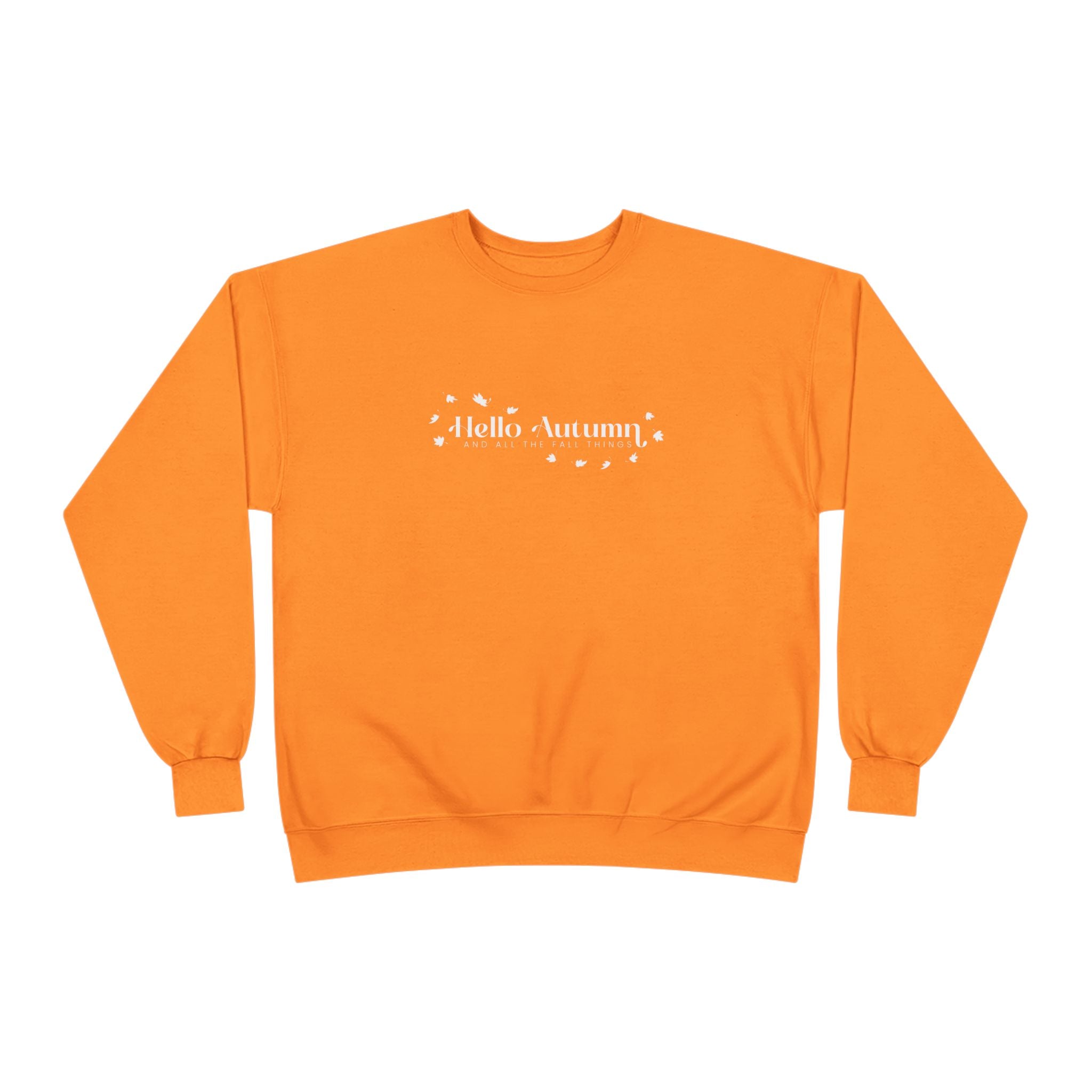 Autumn-Themed Crewneck Sweatshirt Cozy Fall Apparel