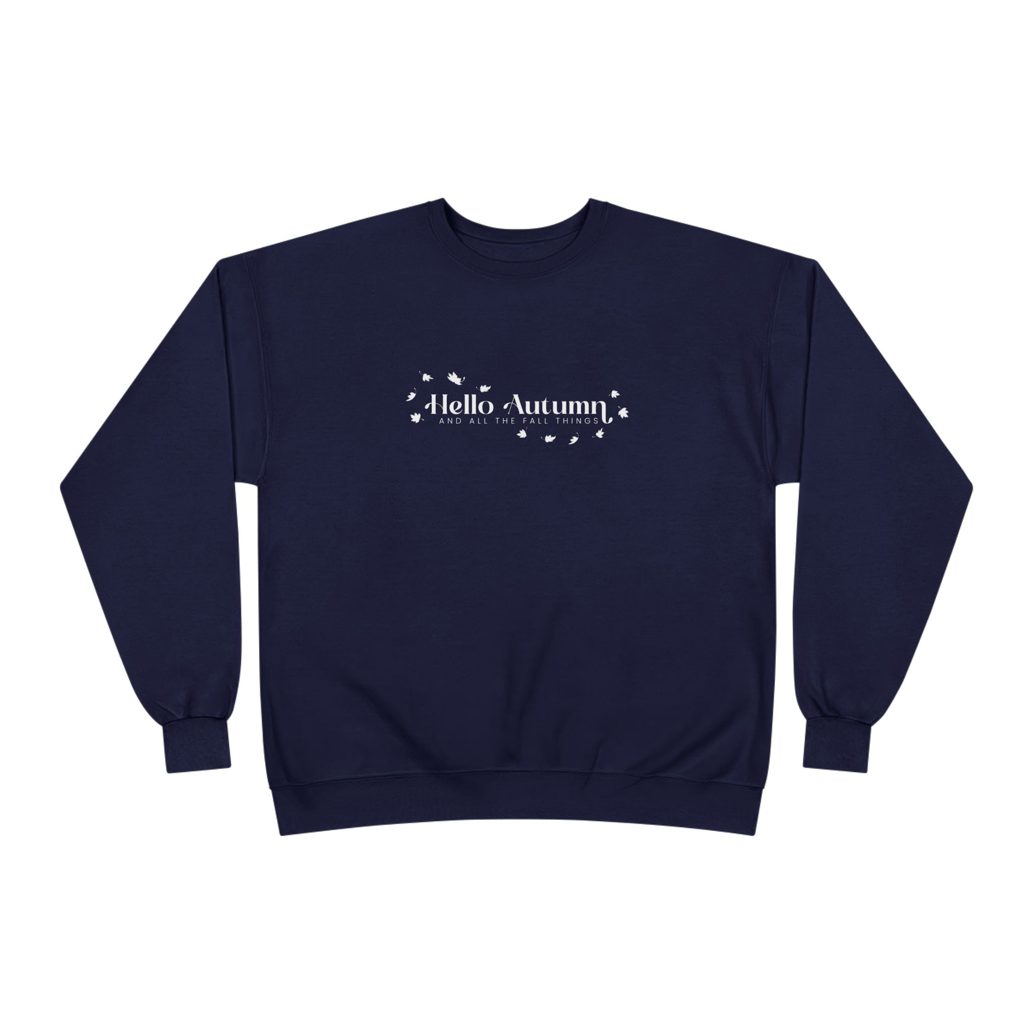 Autumn-Themed Crewneck Sweatshirt Cozy Fall Apparel
