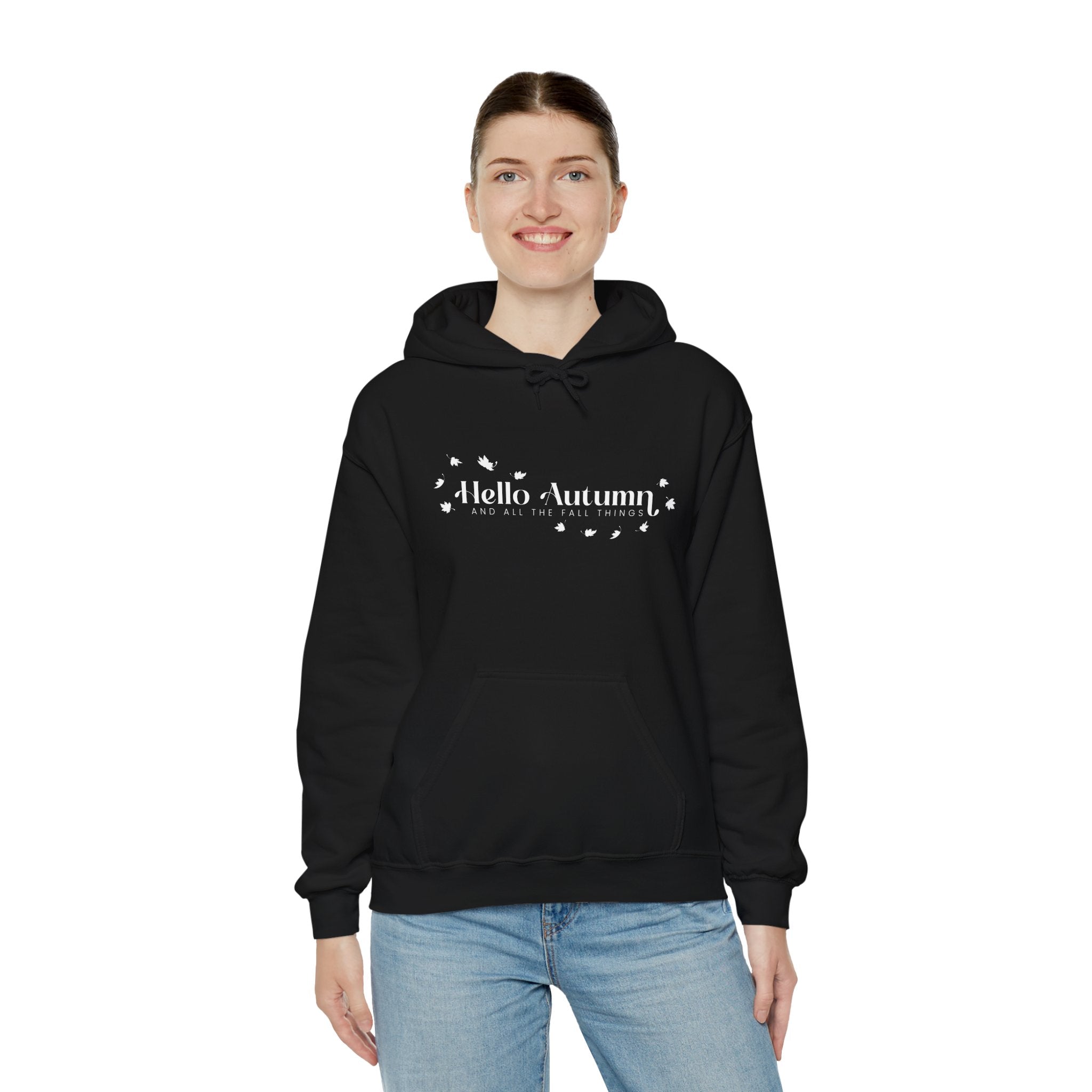 Hello Autumn And All The Fall Things Hoodie Front View Alternate