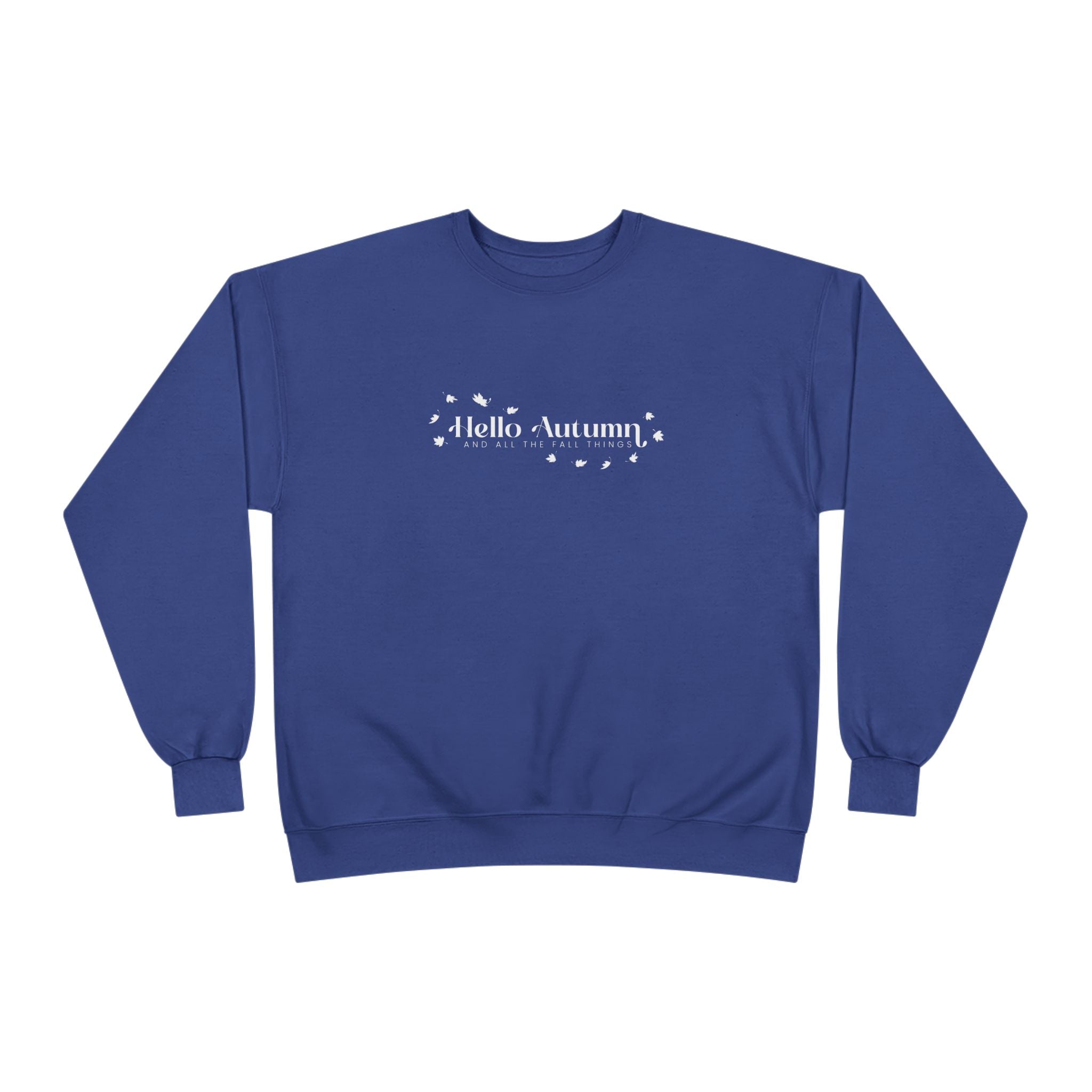 Autumn-Themed Crewneck Sweatshirt Cozy Fall Apparel