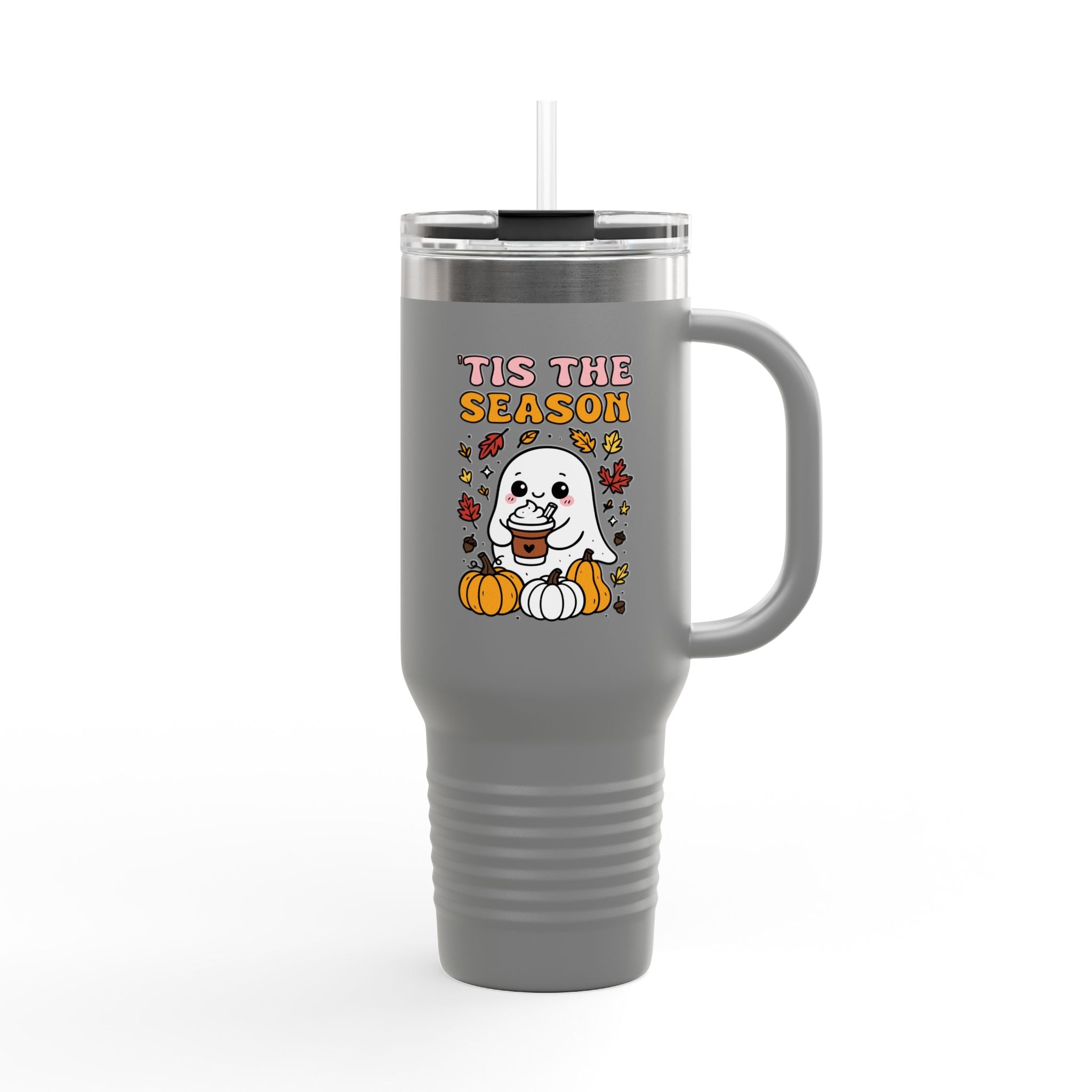 Cute Fall Insulated Travel Mug Seasonal Travel Cup for Coffee Lovers