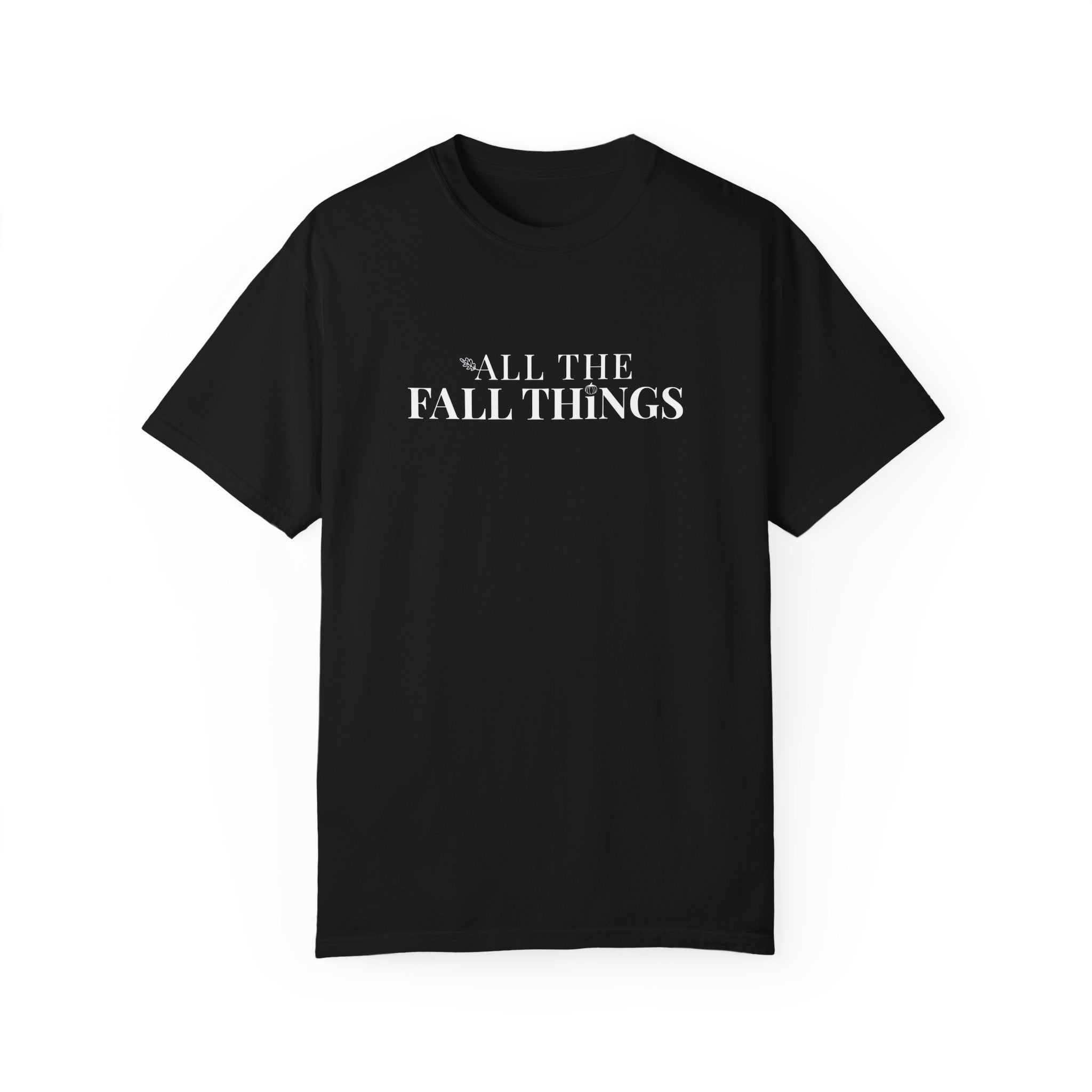 All The Fall Things Brand Logo T-shirt Black