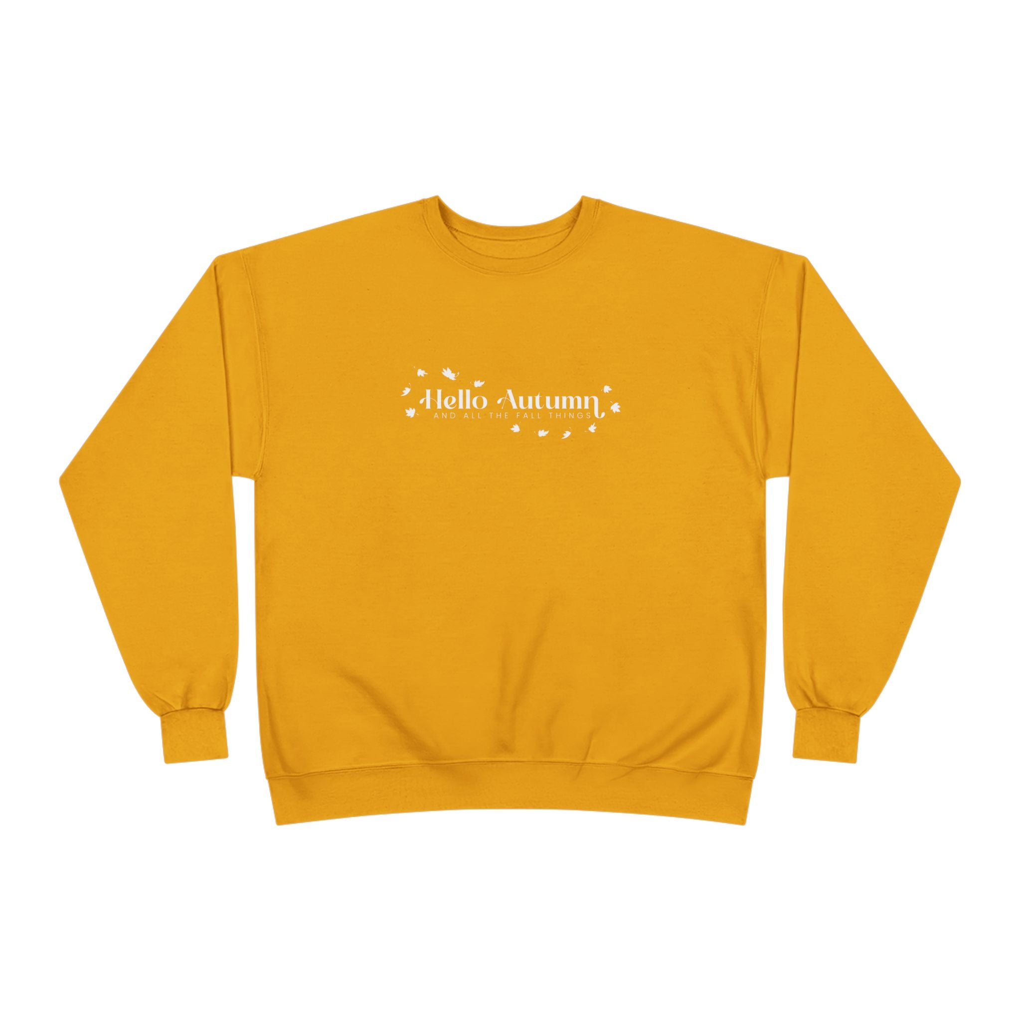 Autumn-Themed Crewneck Sweatshirt Cozy Fall Apparel