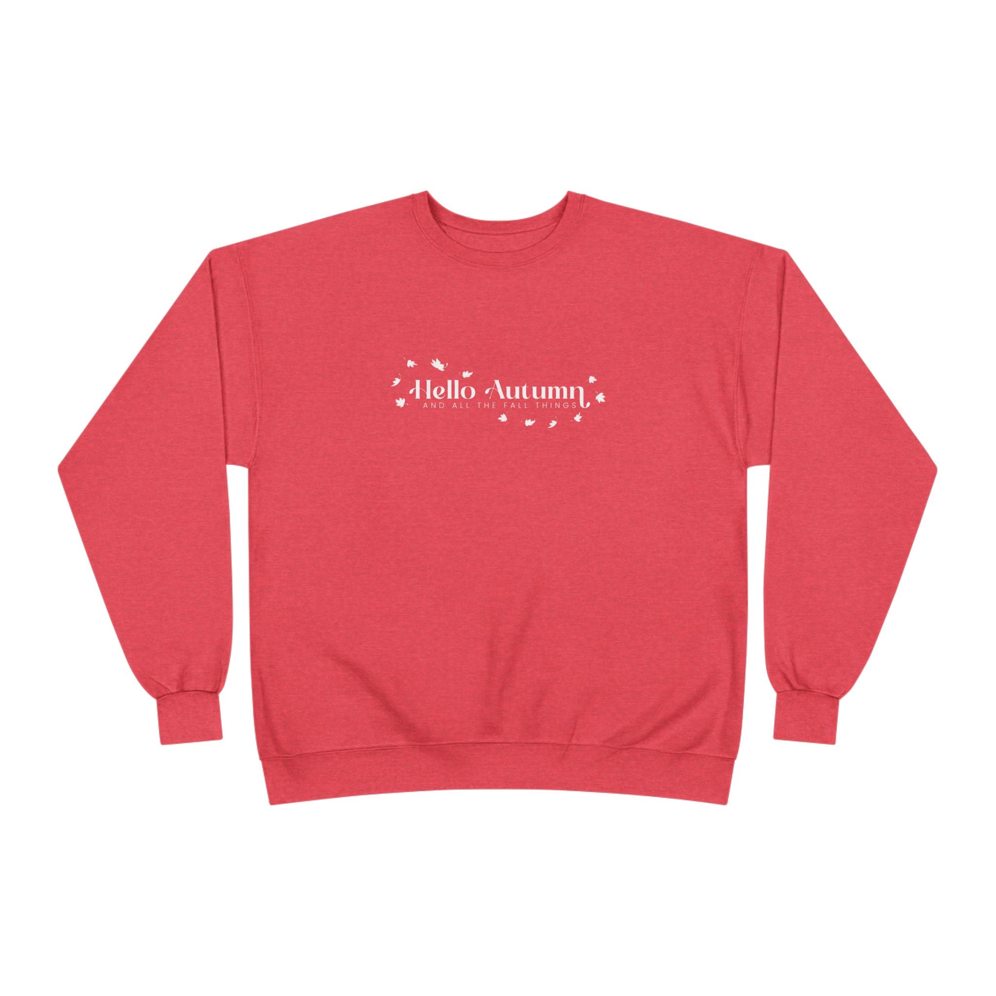 Autumn-Themed Crewneck Sweatshirt Cozy Fall Apparel