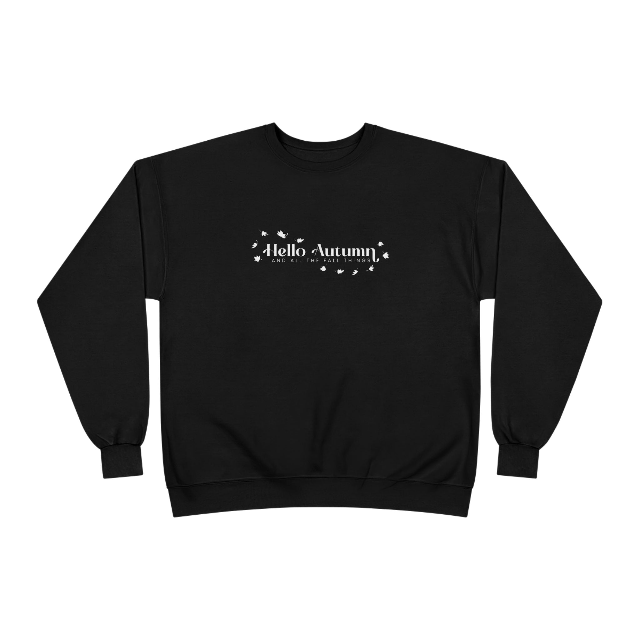 Autumn-Themed Crewneck Sweatshirt Cozy Fall Apparel