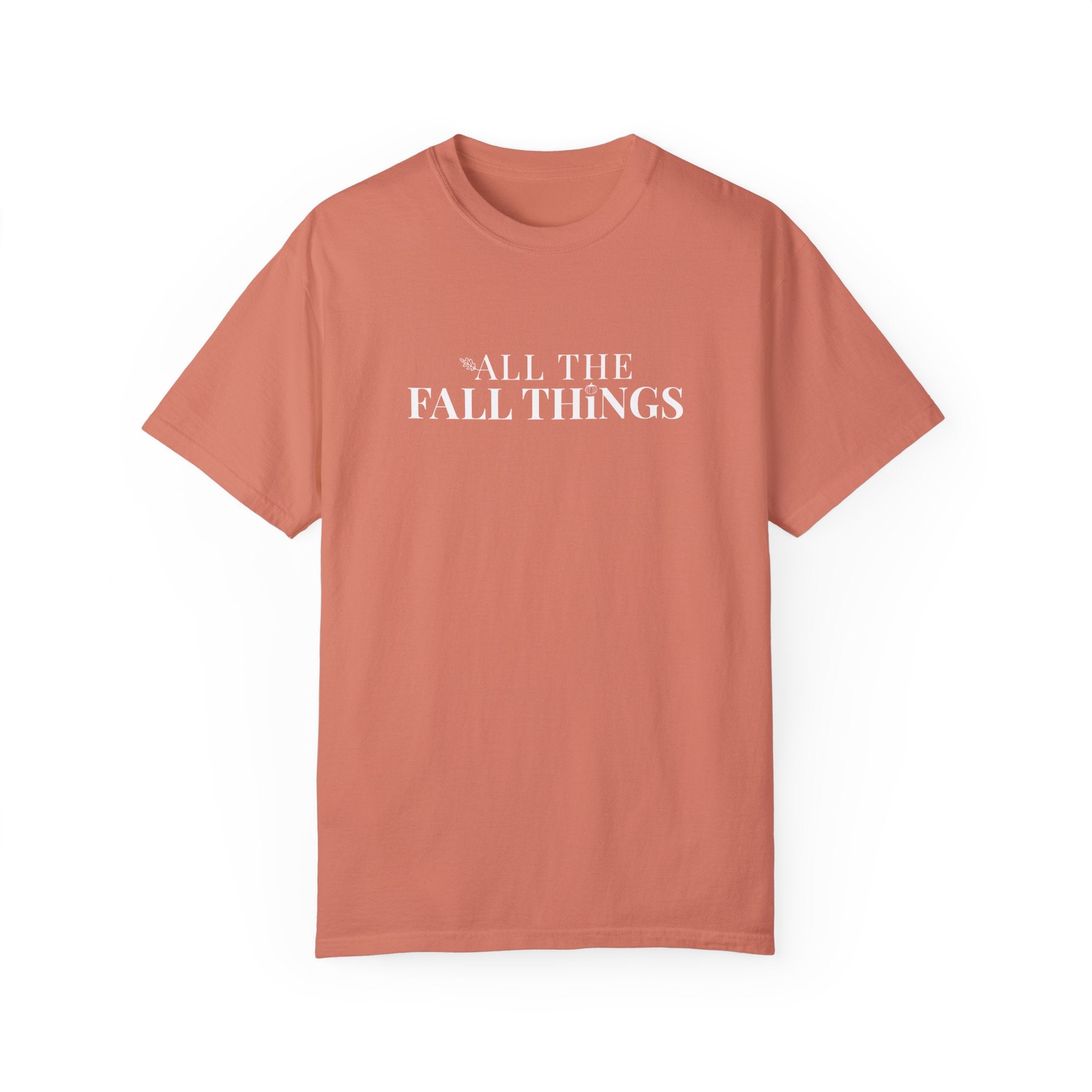 All The Fall Things Brand Logo T-shirt Terracotta