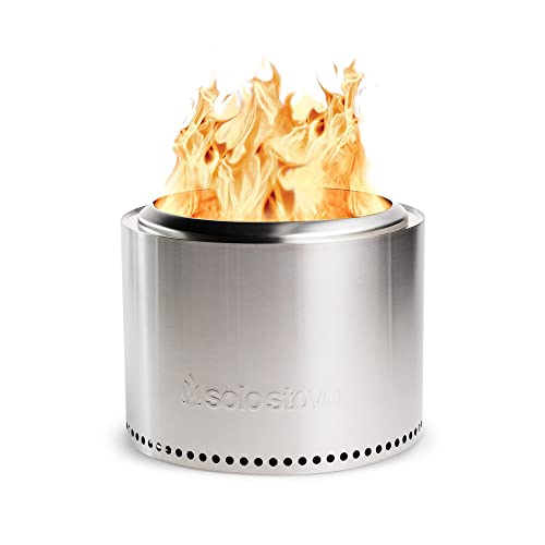 Solo Stove Bonfire 2.0-19.5 Inch Smokeless Fire Pit with Removable Ash Pan