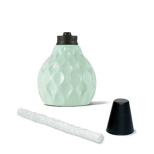 Green 6 inch TIKI torch for table top