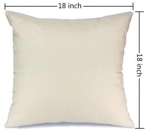 18 inch by 18 inch throw pillow cover set