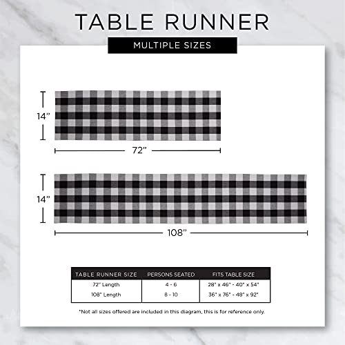 Farmhouse Braided Stripe Table Runner, 15x72 (15x77, Fringe Included)