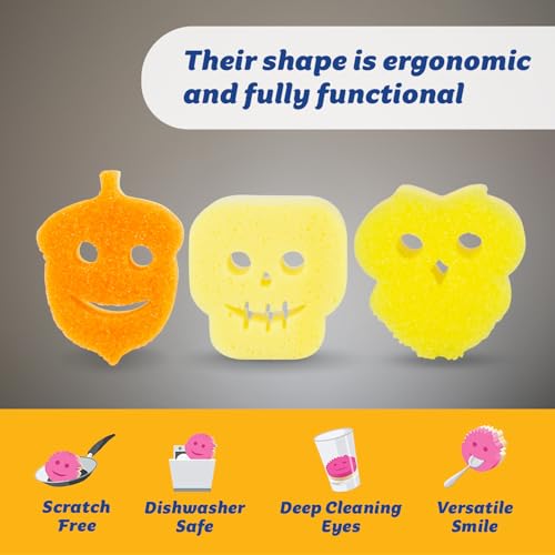 Scrub Daddy Scrub Mommy Special Edition Fall + Halloween (6 Count)