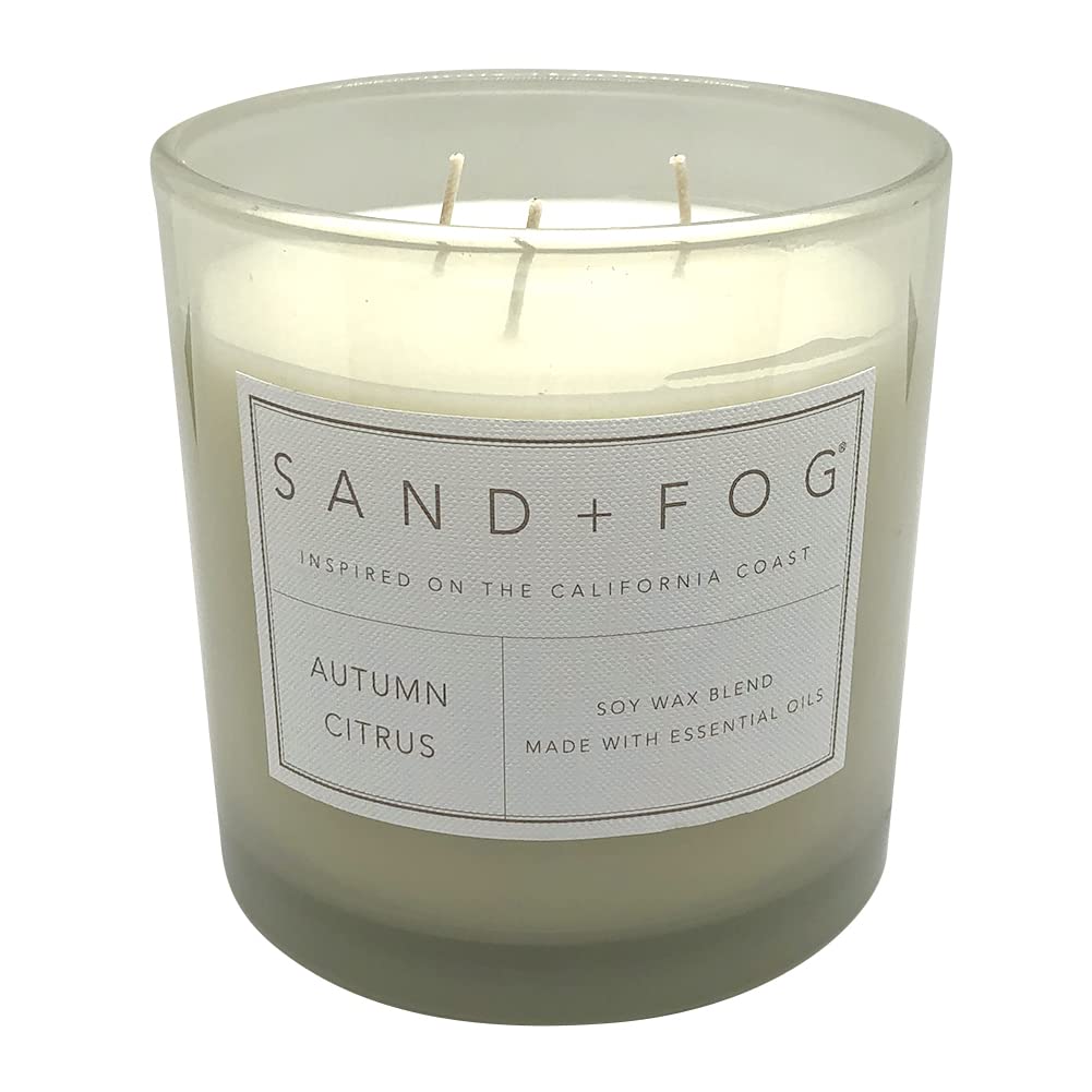 Sand + Fog Scented Candle – Autumn Citrus – Additional Scents and Sizes