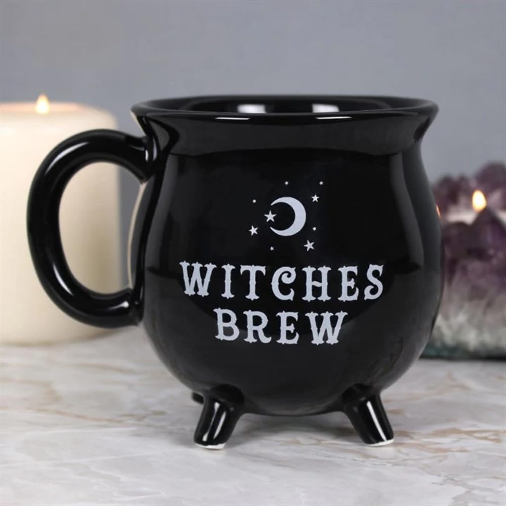 witches brew cauldron coffee mug