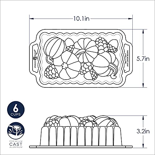 Harvest Bounty Loaf Pan Size