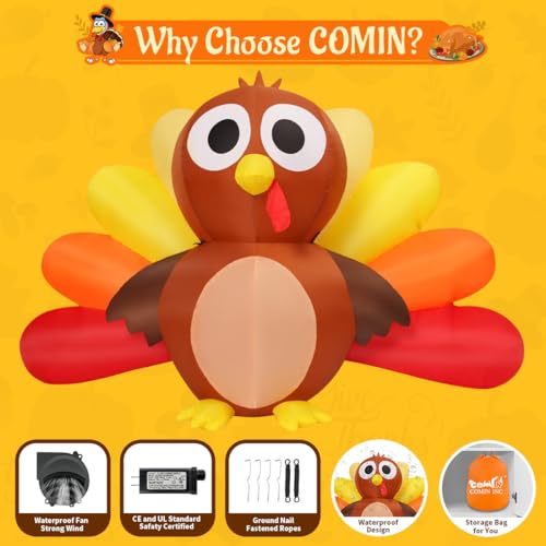 Turkey inflatable decoration features