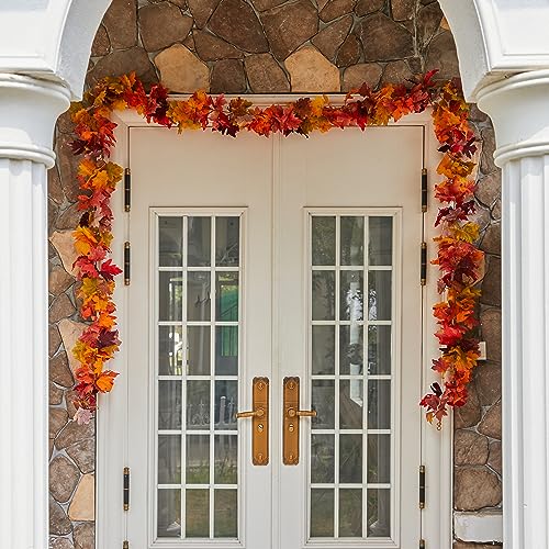 6PCS Fall Maple Leaves Autumn Garland