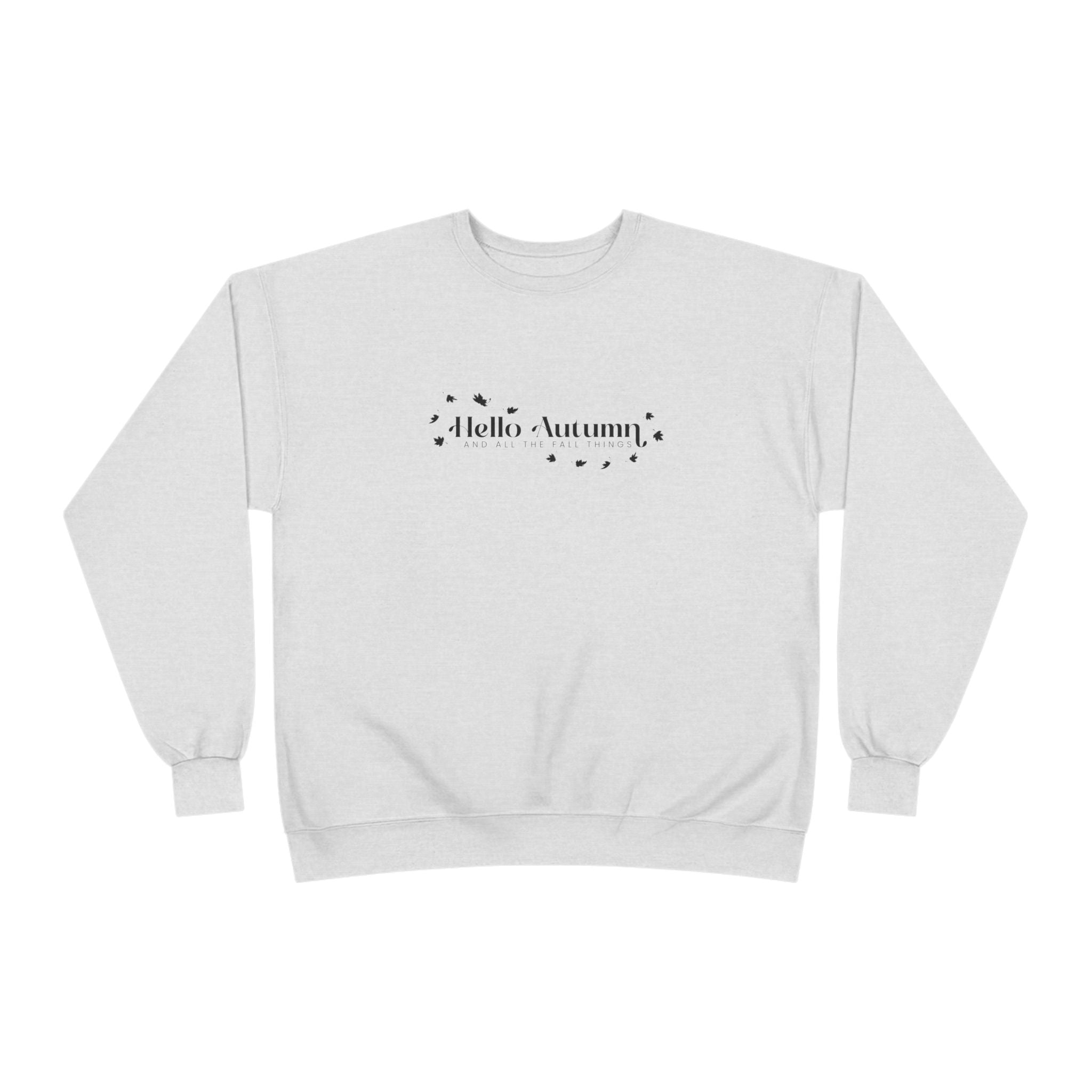 Autumn-Themed Crewneck Sweatshirt Cozy Fall Apparel