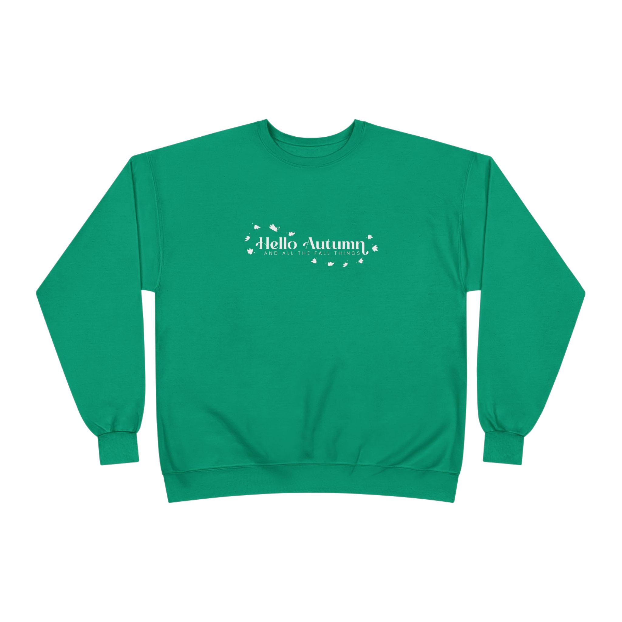 Autumn-Themed Crewneck Sweatshirt Cozy Fall Apparel