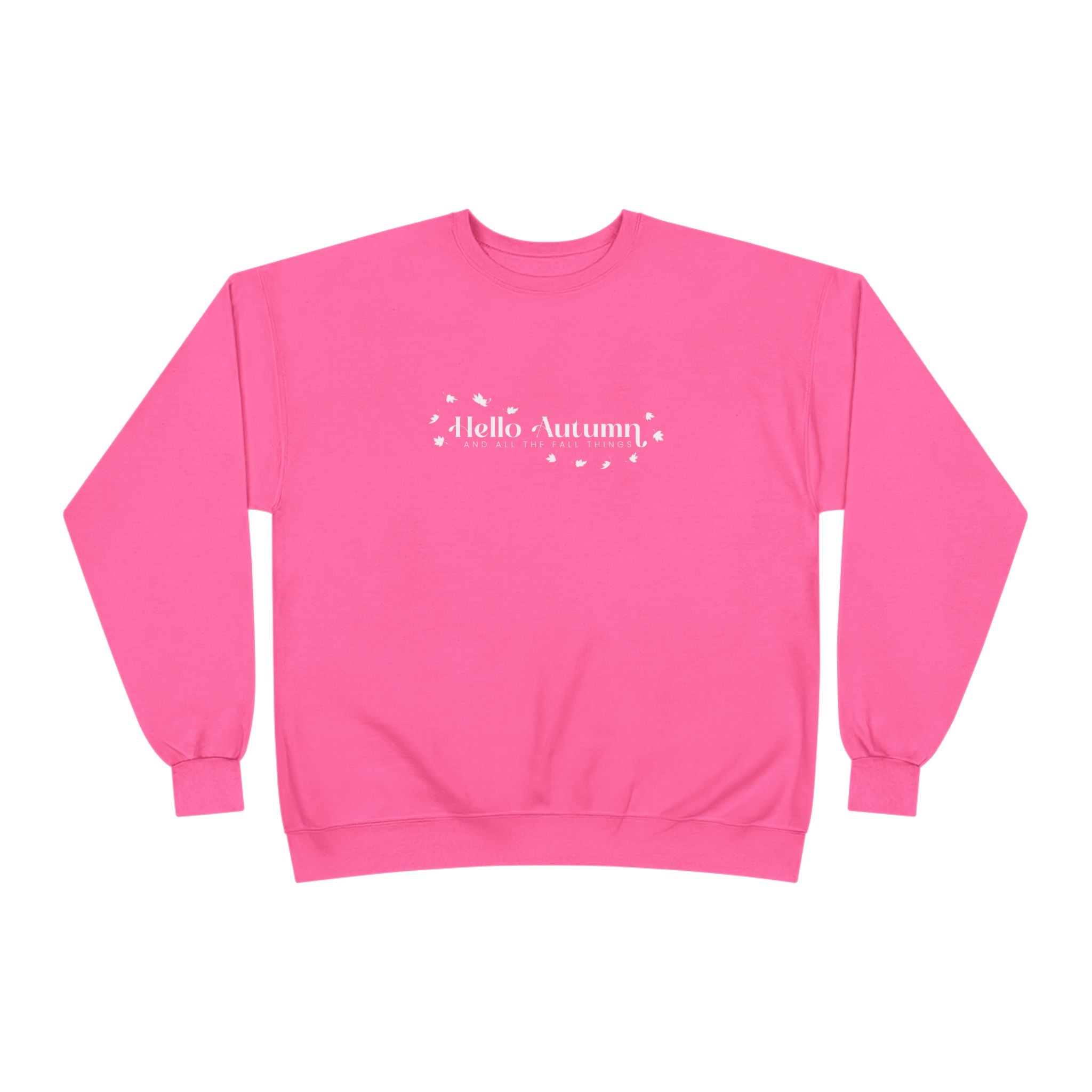 Autumn-Themed Crewneck Sweatshirt Cozy Fall Apparel
